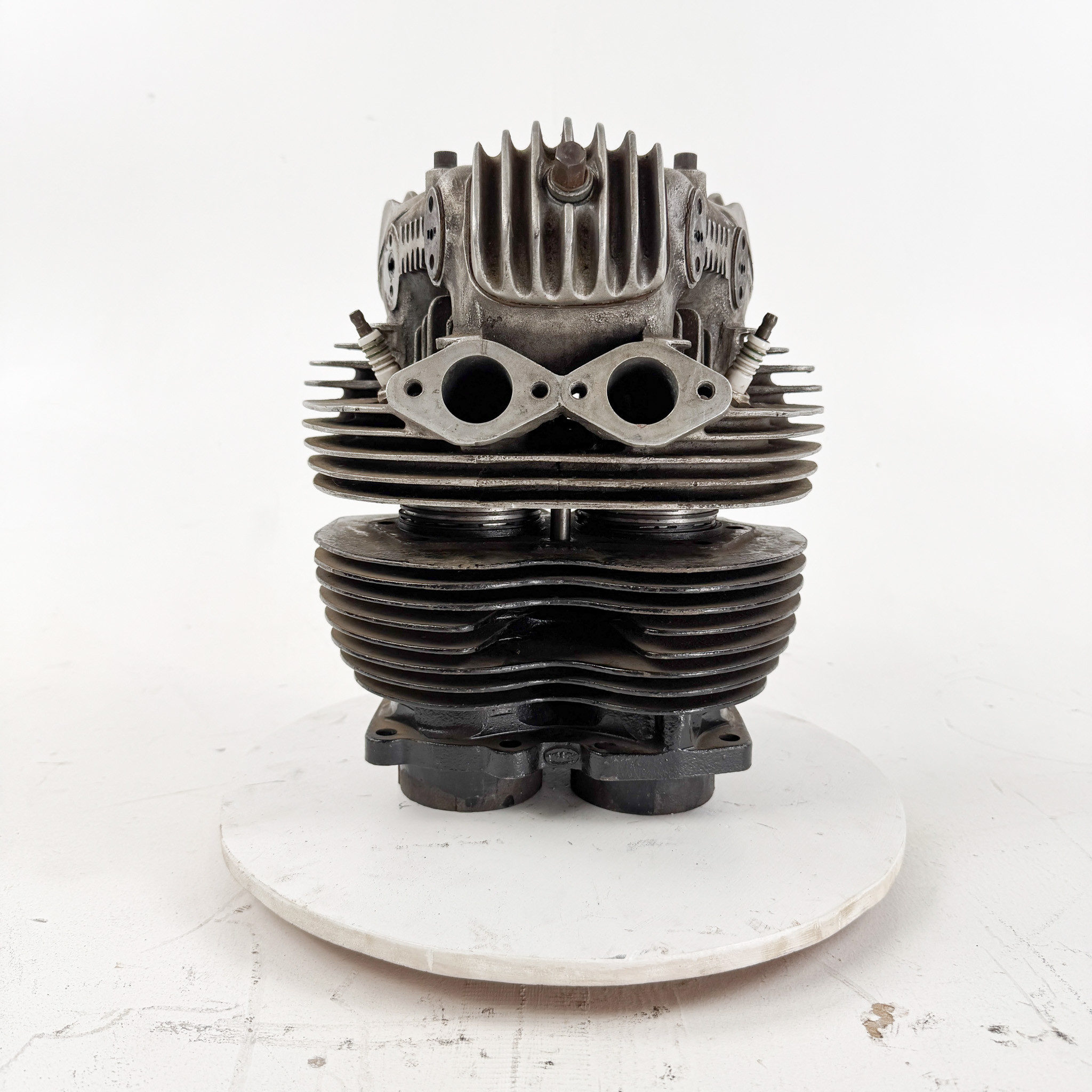 NORTON, cylinder och topplock, modell 500, 1950/60-tal, England.