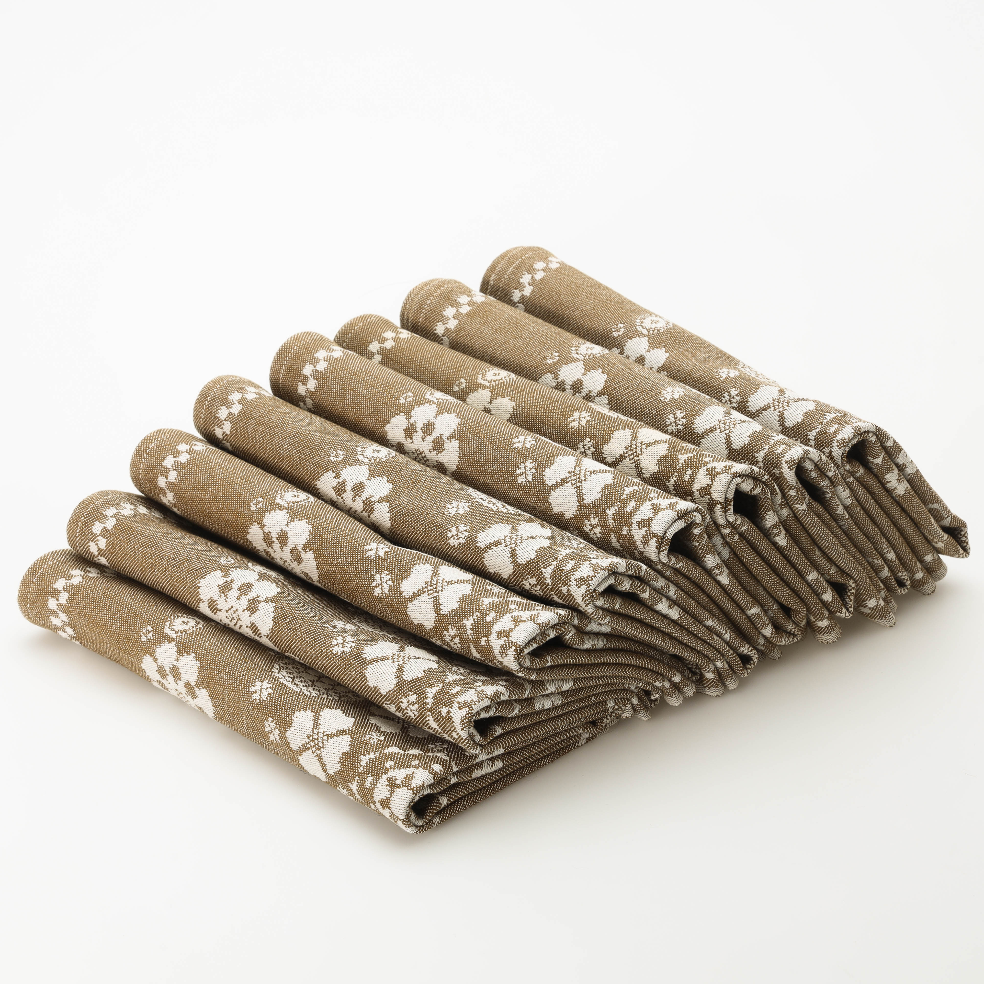 GEORG JENSEN. Servetter, 8 st, "Sommer", 100% bomull.