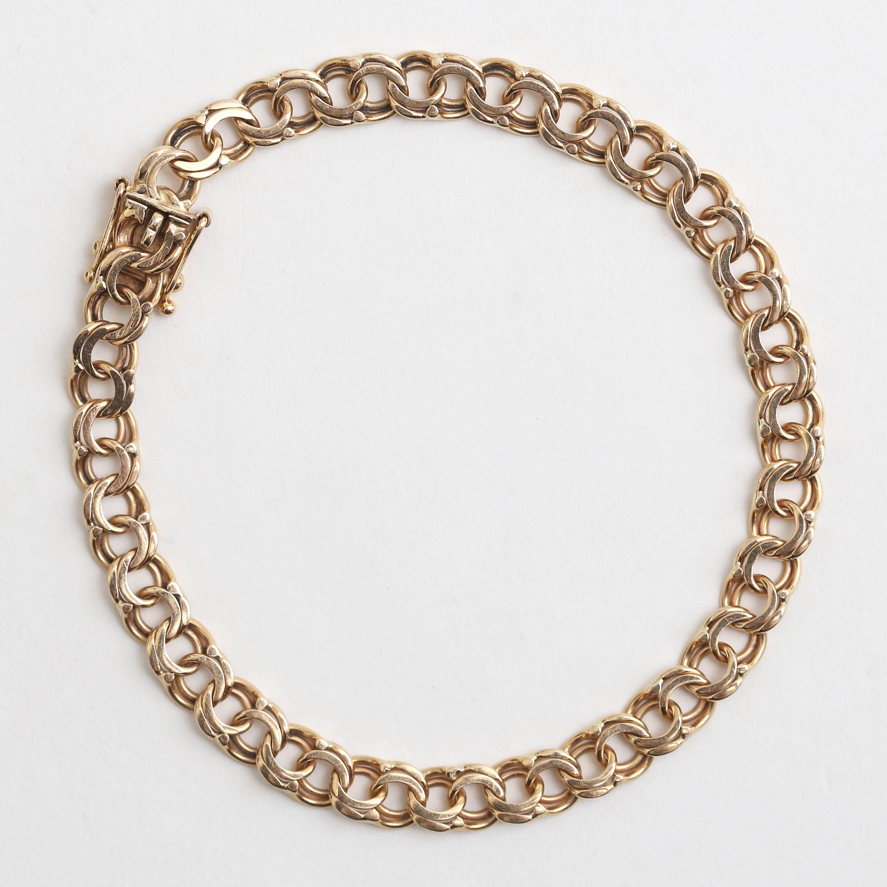 ARMLÄNK, bismark, 18 k guld, 10,33 gram, Esto Ab Guldvarufirman Stockholm, 1979.