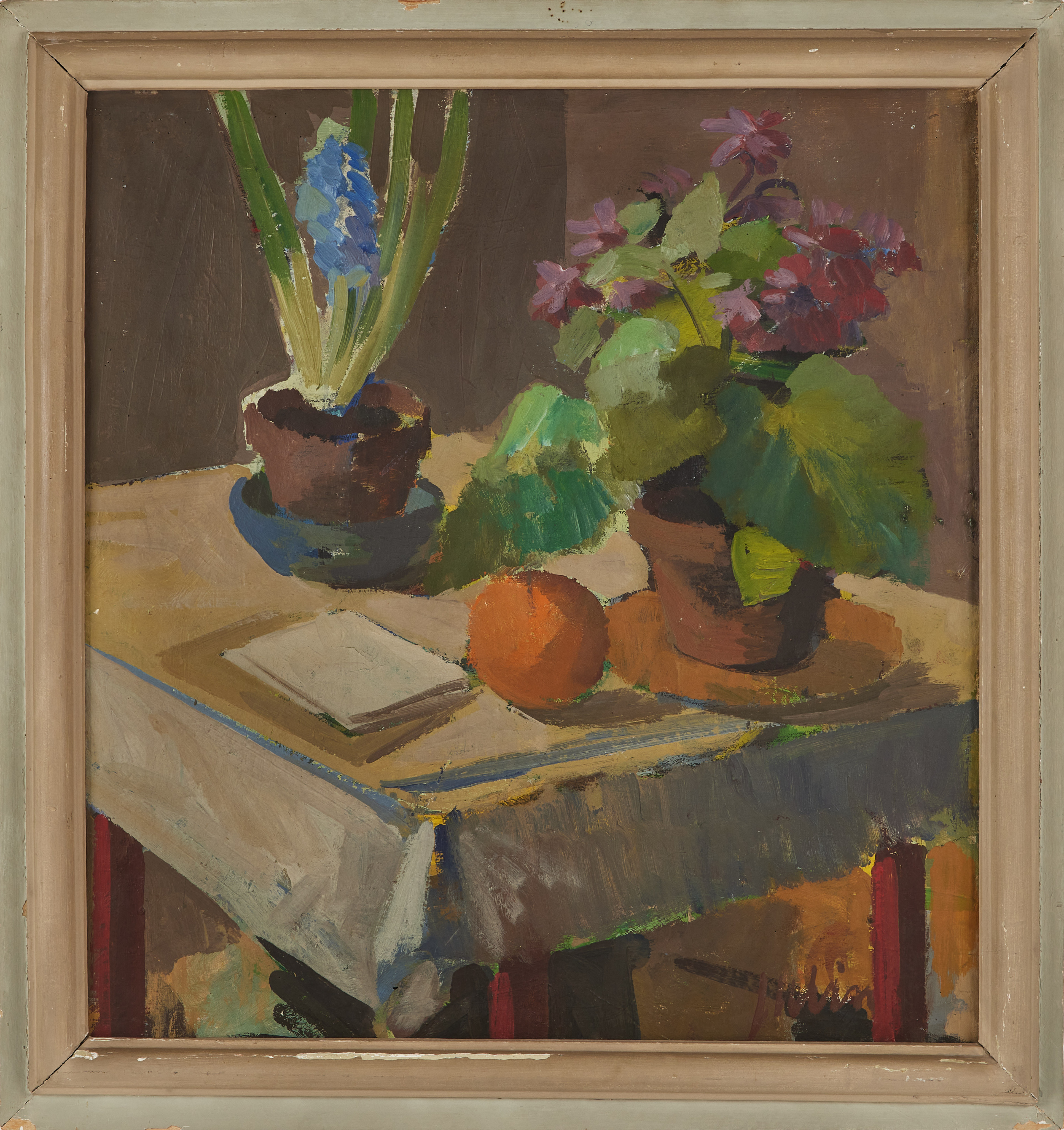 BJÖRN JULIN. (1902-1971), Stilleben, olja på pannå, signerad.