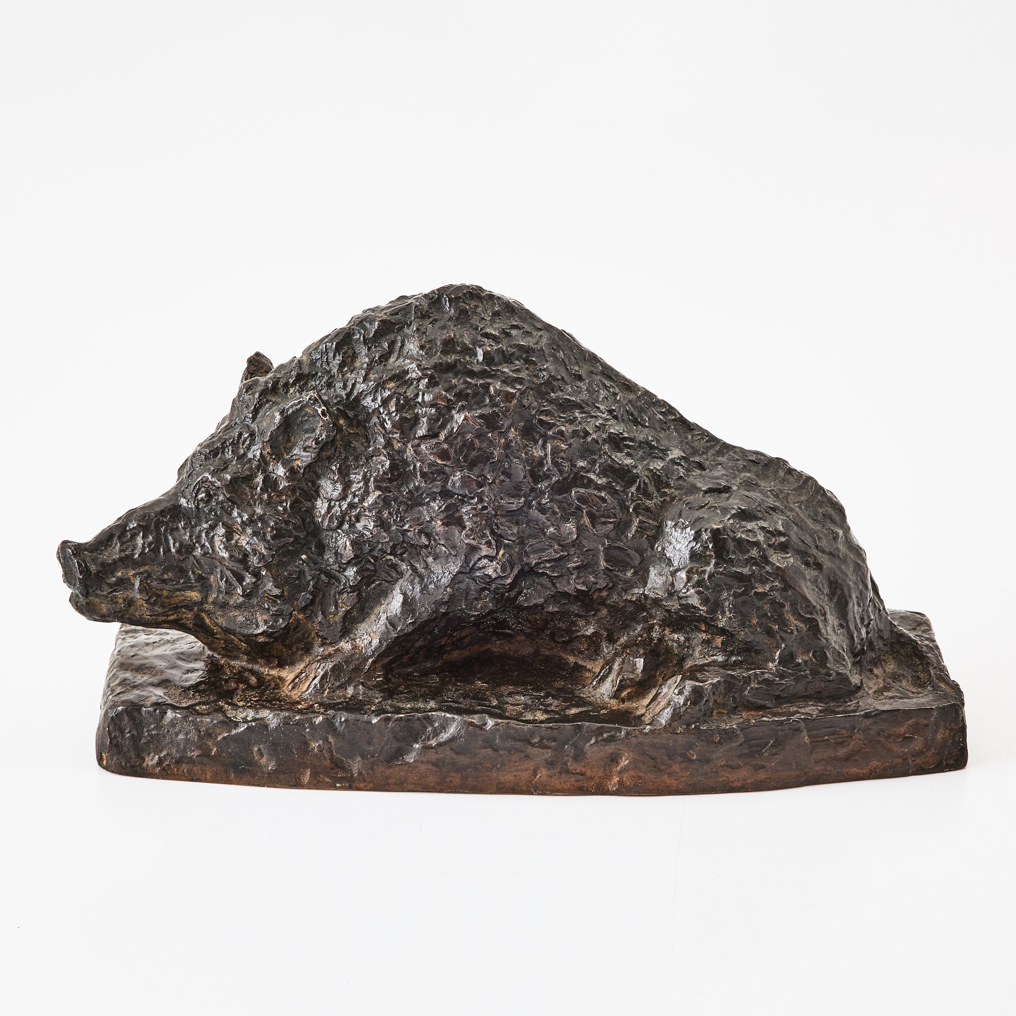 GEORG GANMAR. (Sverige, 1916-1979), vildsvin, skulptur, signerad och daterad 1953.