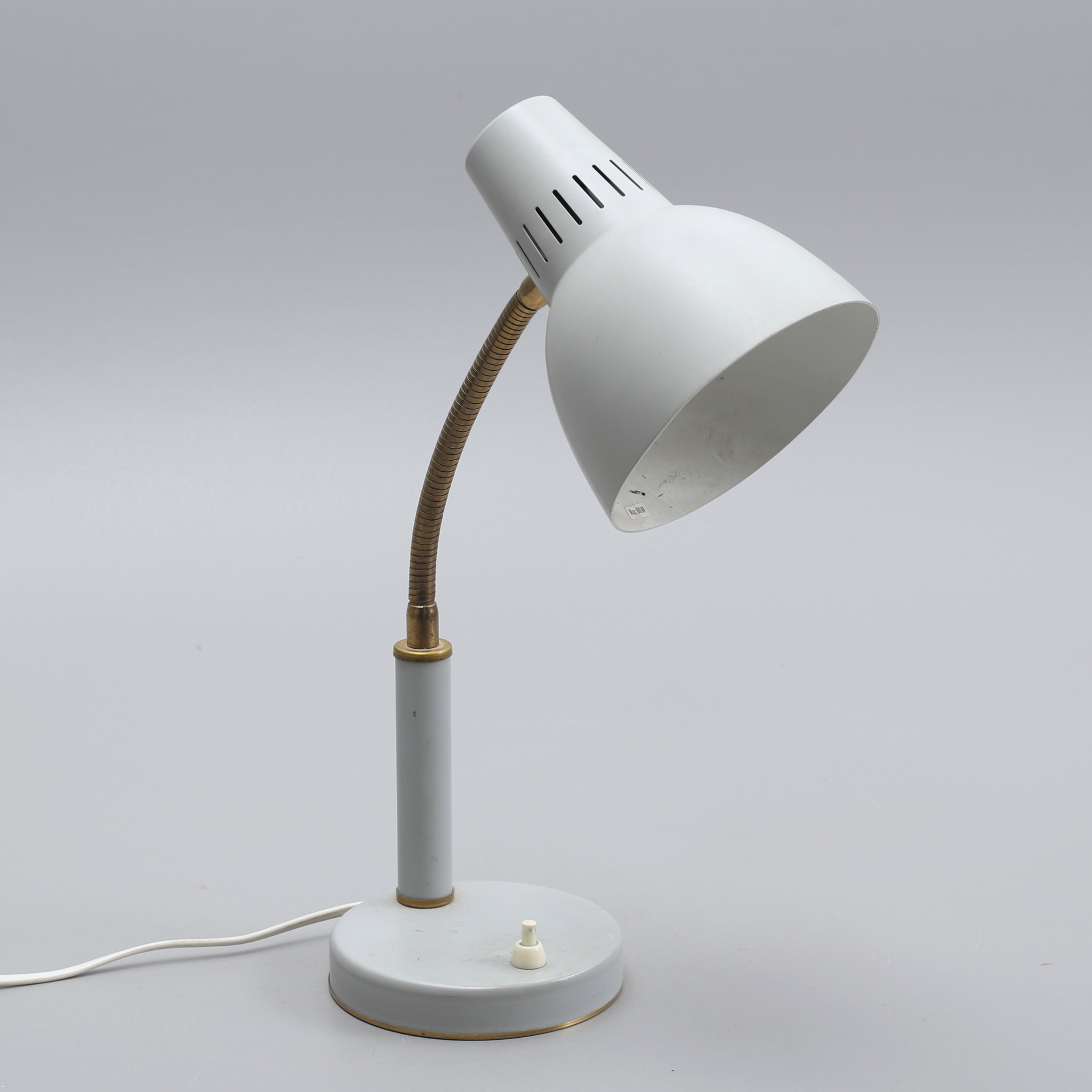 BORDSLAMPA, plåt, Hemi, 1900-talets andra hälft.