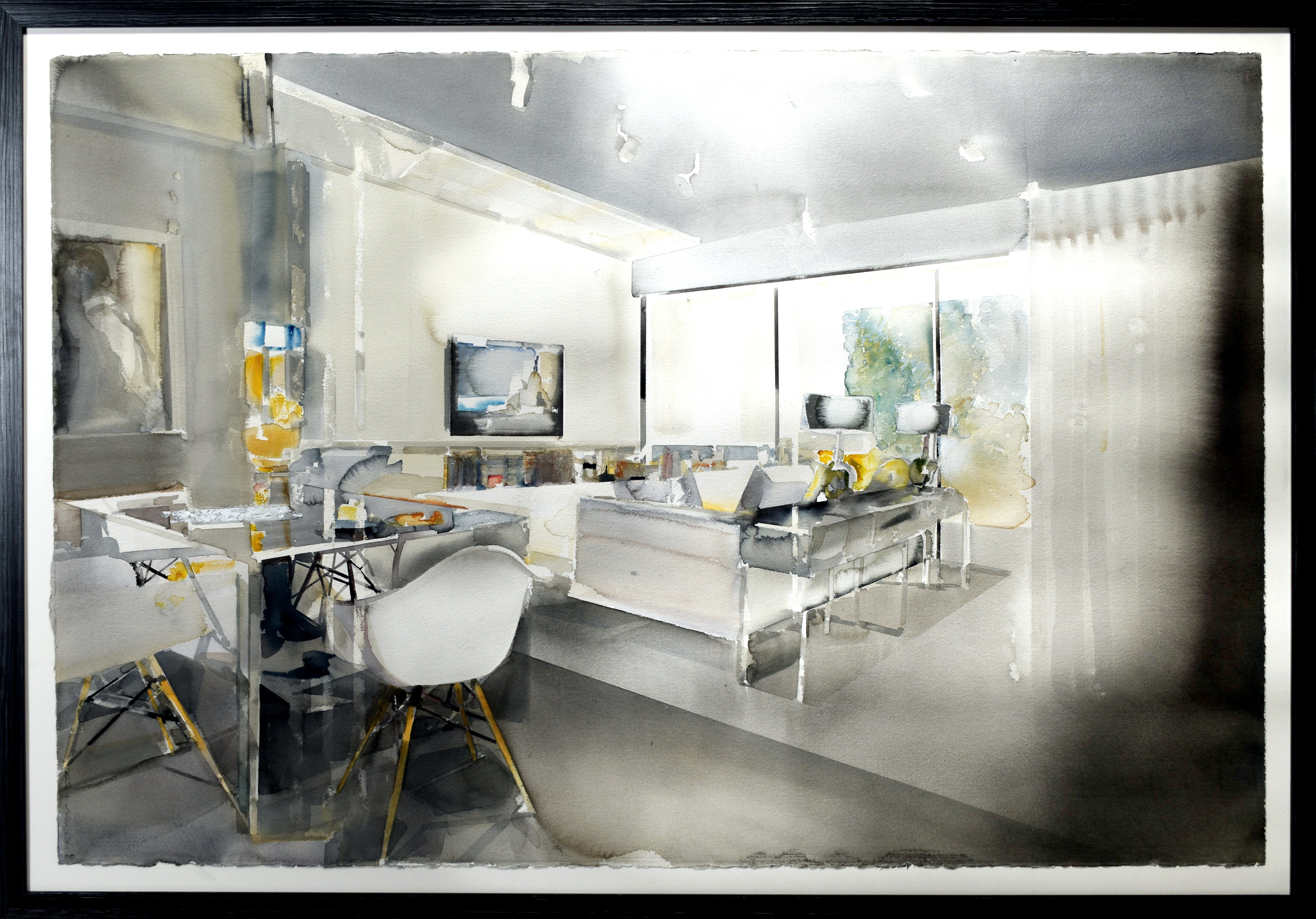 LARS LERIN. Akvarell på papper, Signerad, Daterad 2016.