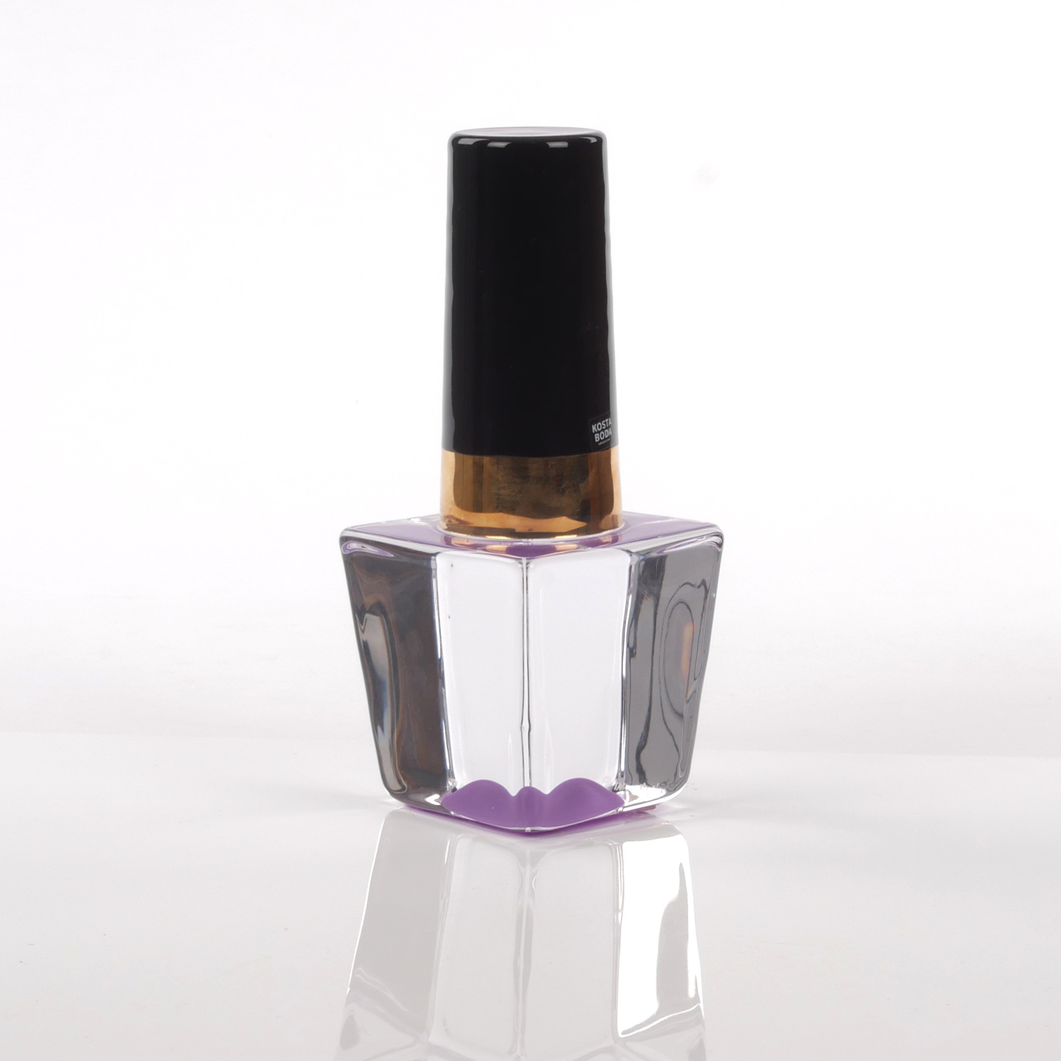 ÅSA JUNGNELIUS. Skulptur, "Make up", konstglas, Kosta Boda.