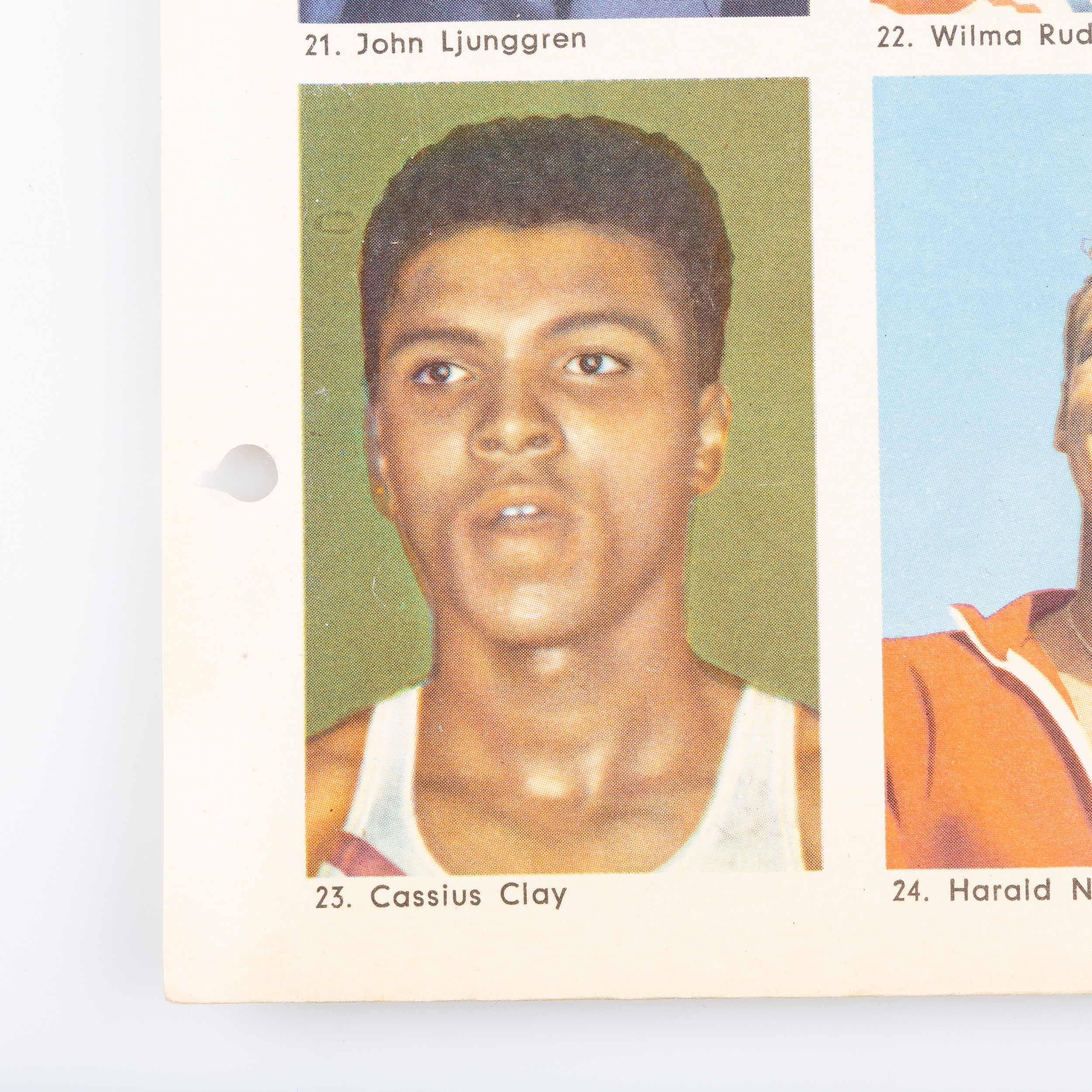 IDOLKORT, "Sportens stjärnor", Hemmets Journal, bl.a. Muhammad Ali och Cassius Clay i originalpärm.