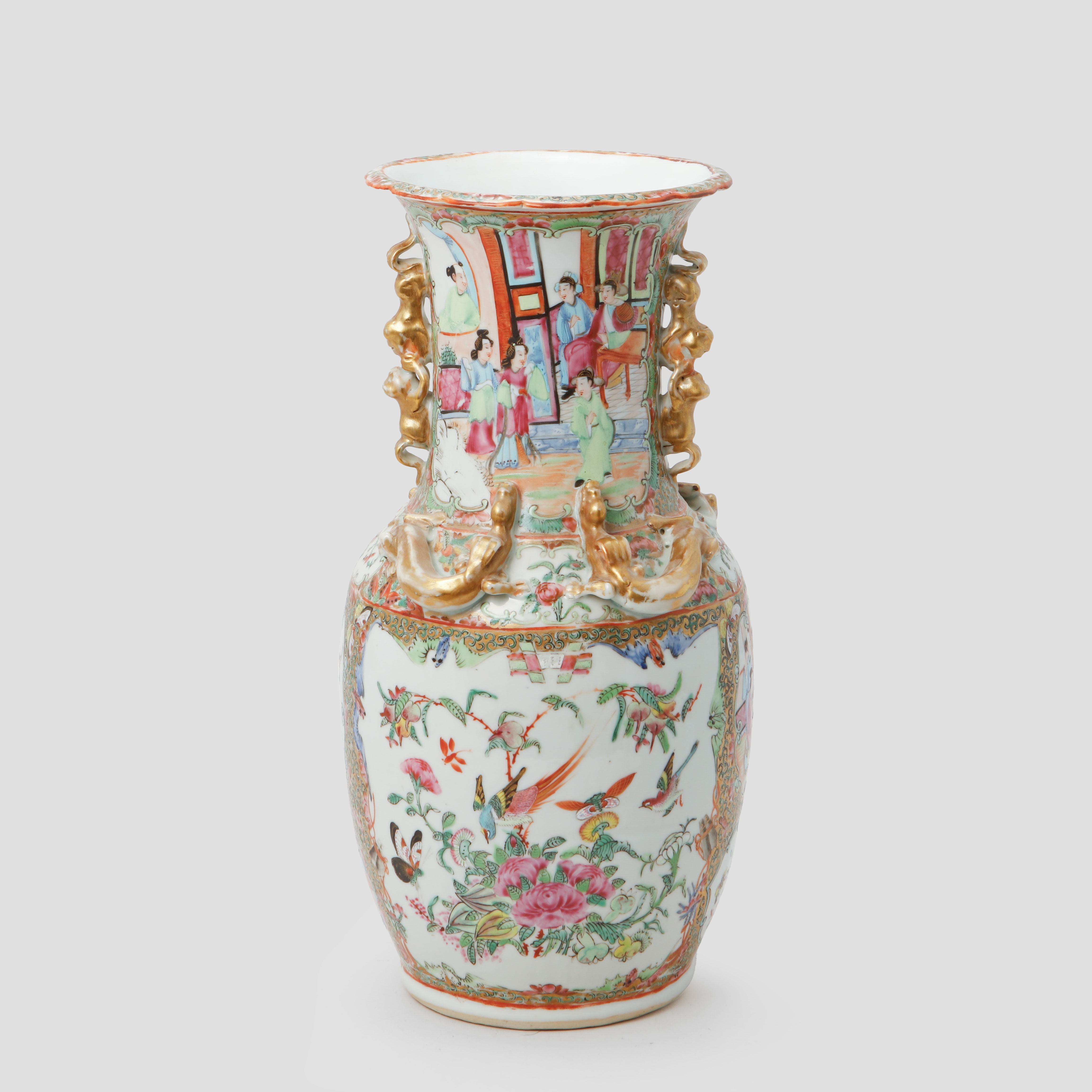 VAS, porslin, Kanton, Kina, 18/1900-tal.