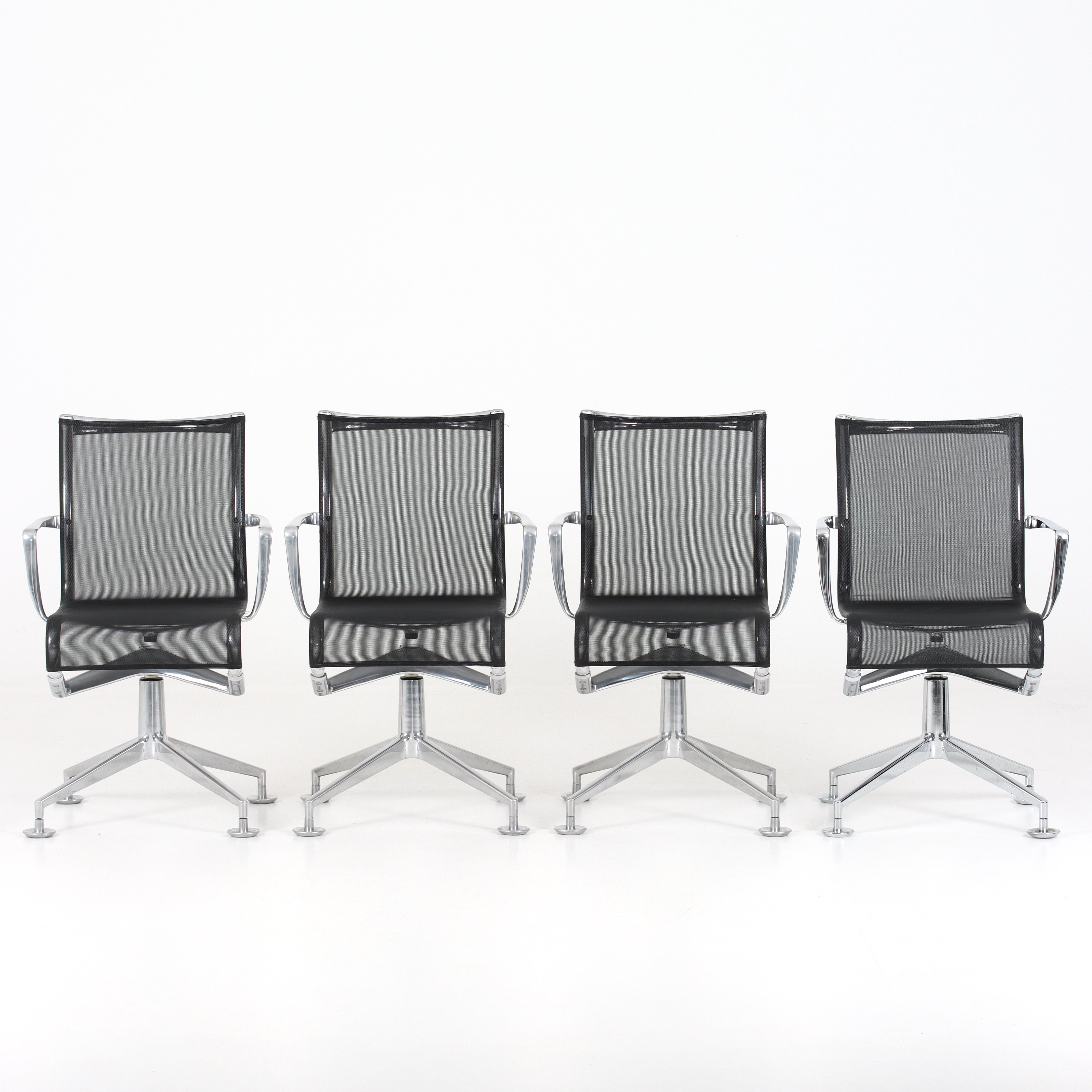 ALBERTO MEDA. Karmstolar, 4 st, aluminium, Alias, Italien, 2000-tal.