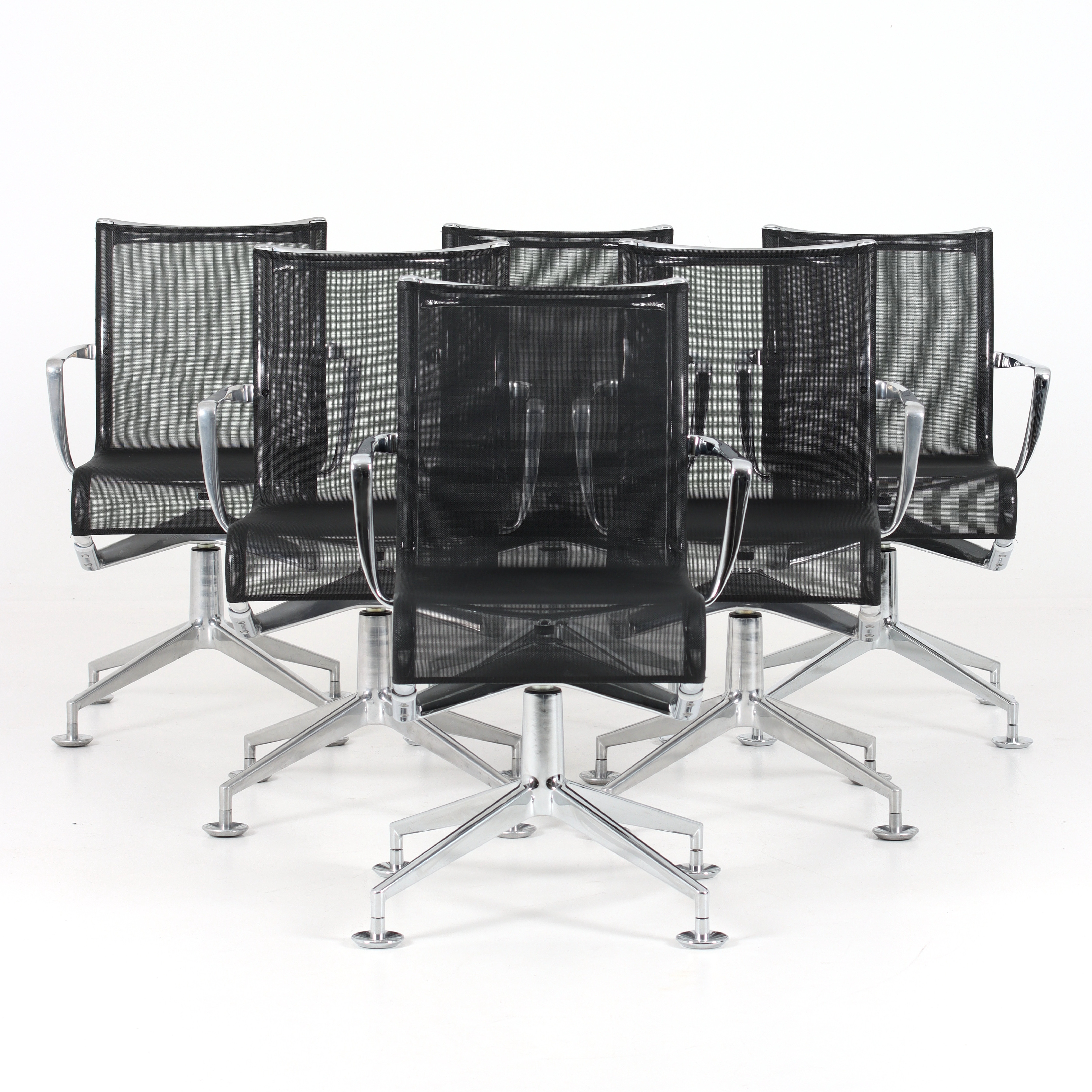 ALBERTO MEDA. Karmstolar, 6 st, aluminium, Alias, Italien, 2000-tal.