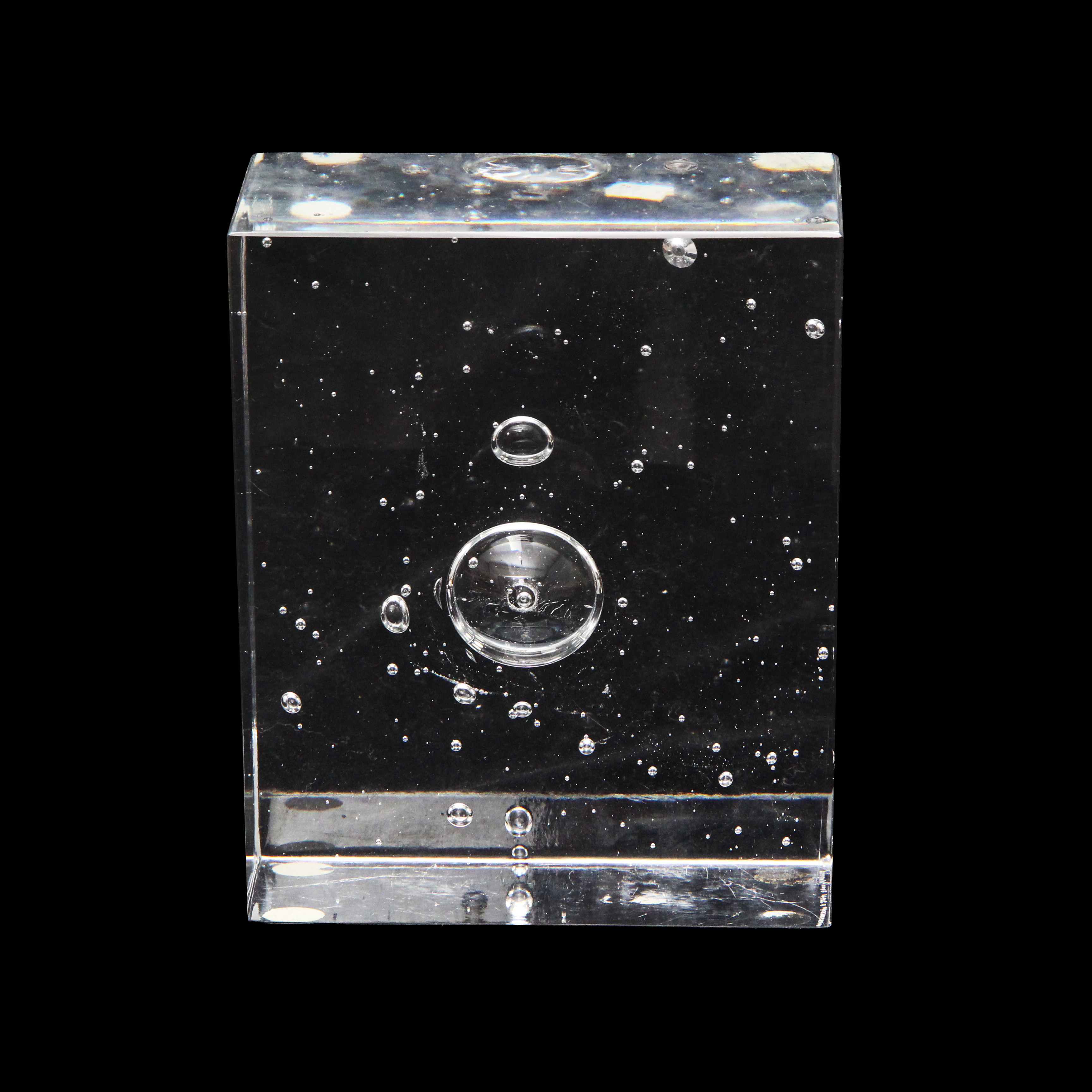 SVEN PALMQVIST. SKULPTUR, glas, Orrefors, Expo, signerad, 1961.