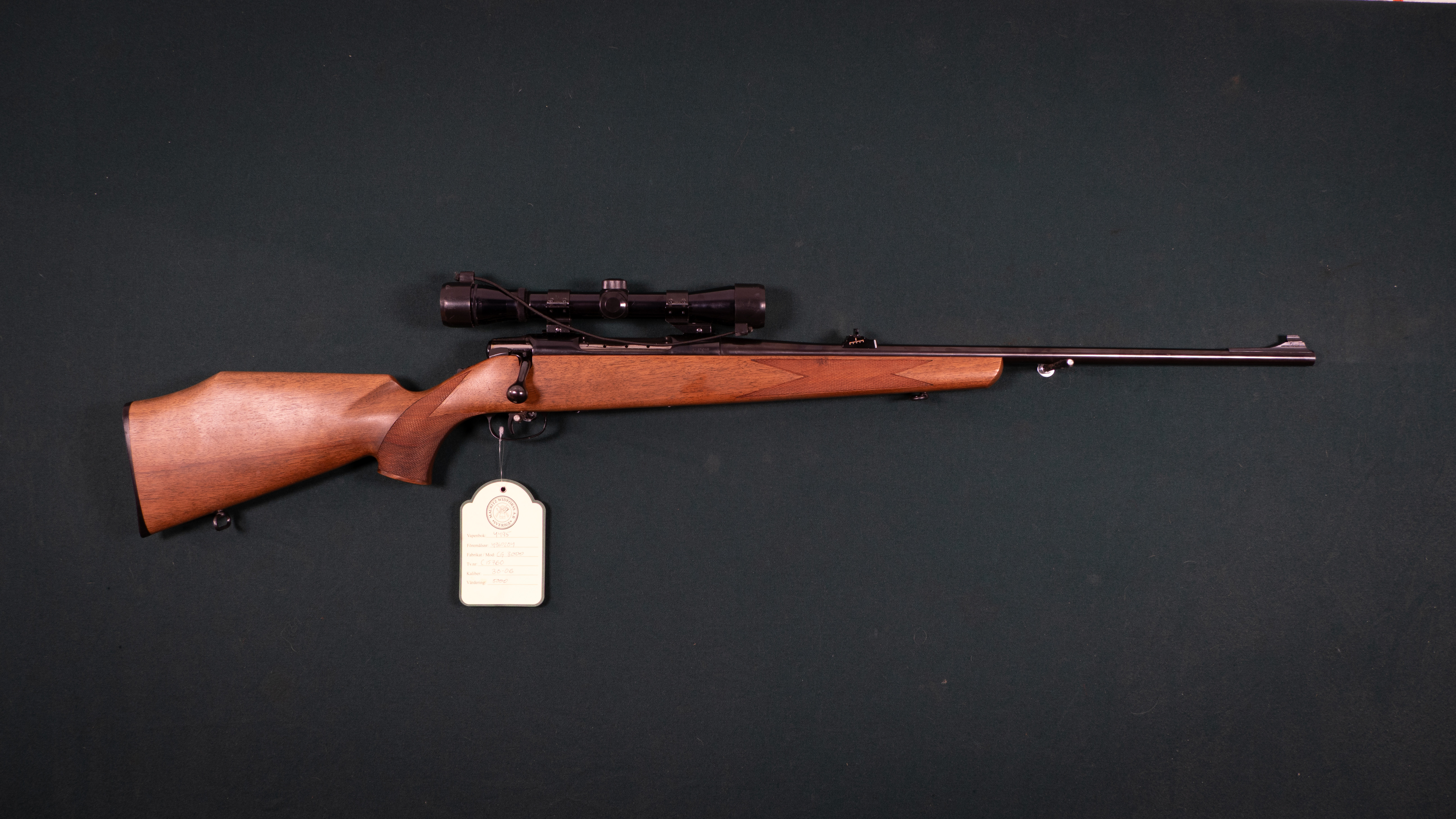 Carl Gustaf 3000 kal. 30-06 Tillv.nr. C15760.