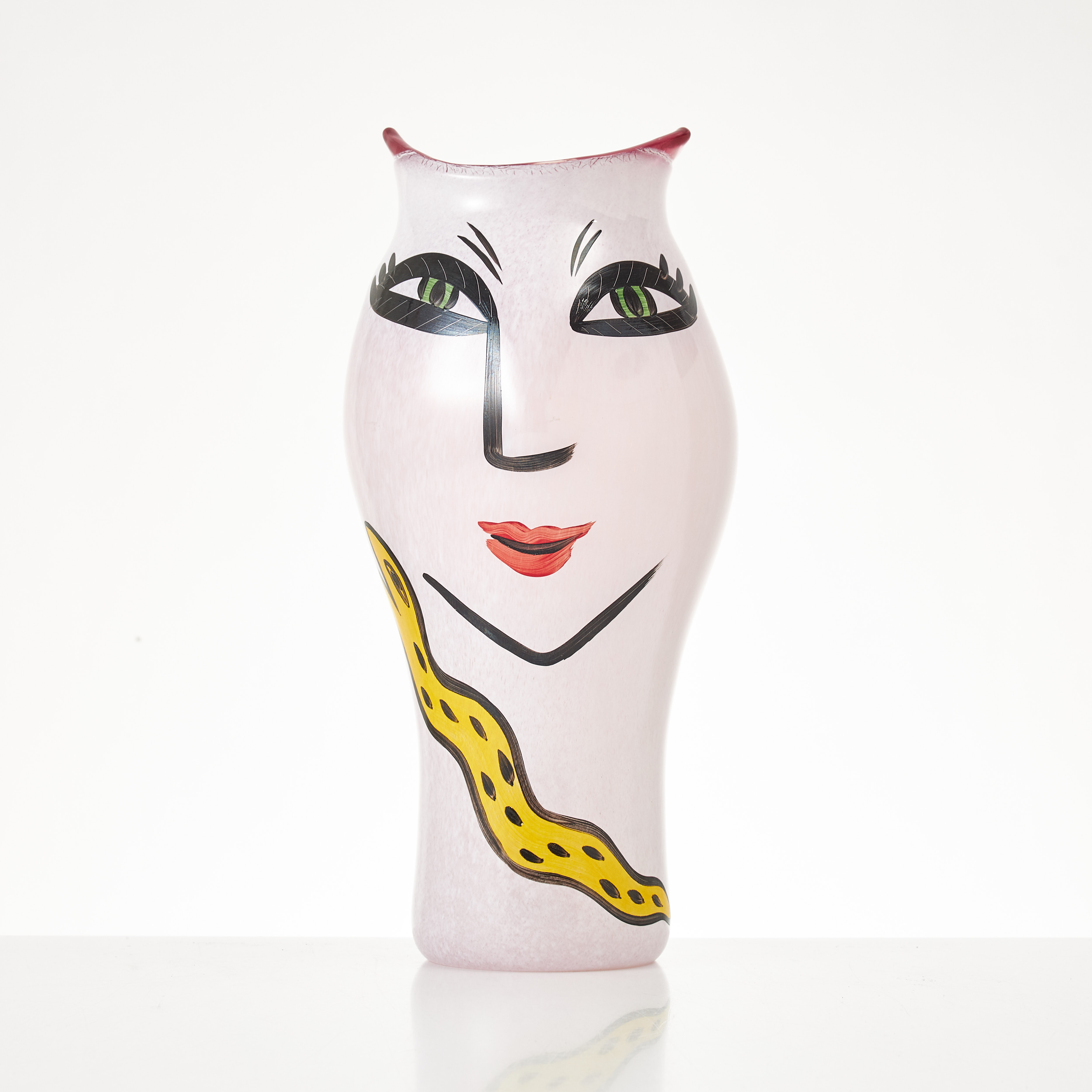 ULRICA VALLIEN. "Open Minds", vas, Kosta Boda, 1900-talets slut.