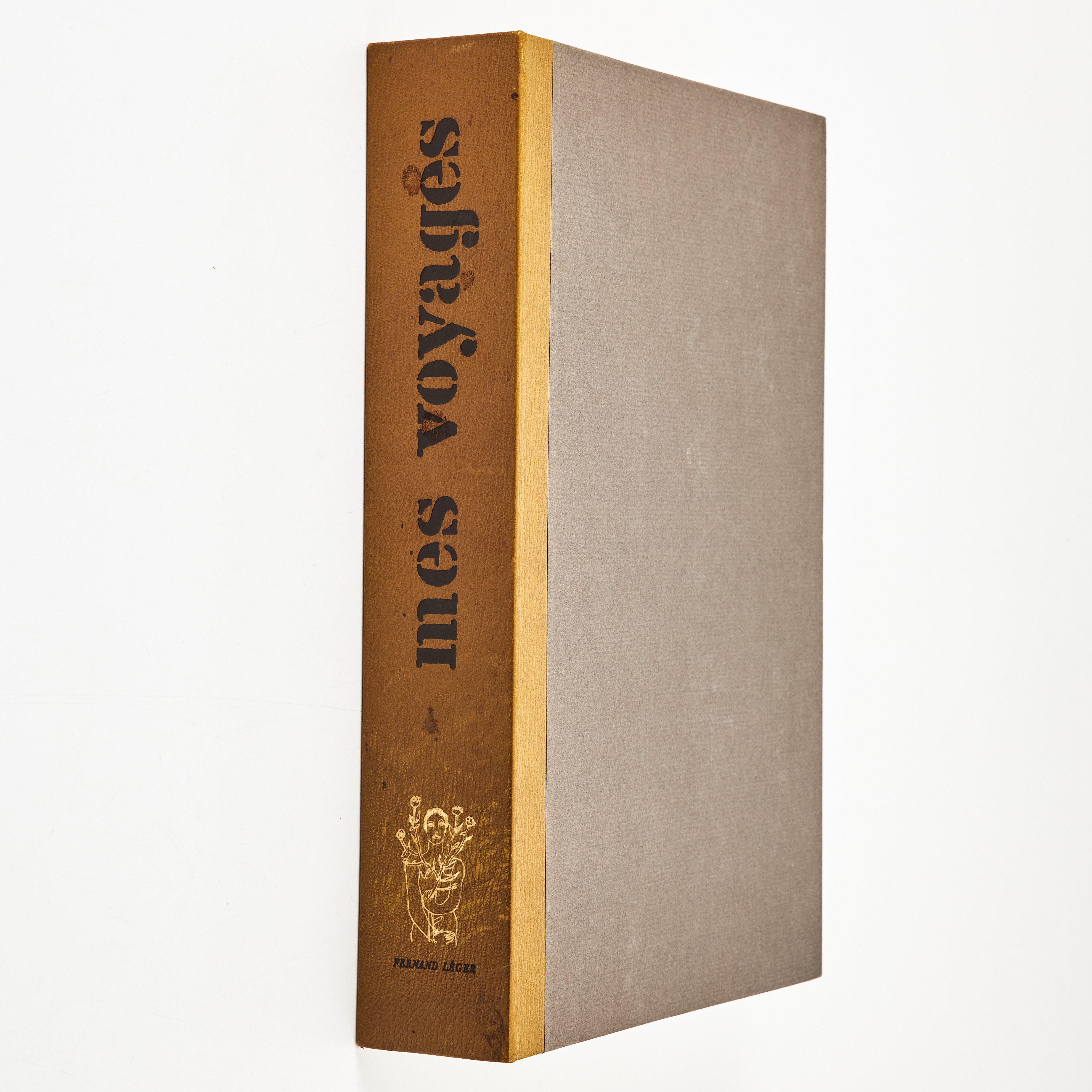 FERNAND LÉGER. Mes voyages, 1960, bok med litografier av Léger, delvis i färg, faksimilutgåva, numrerad nr 3818.