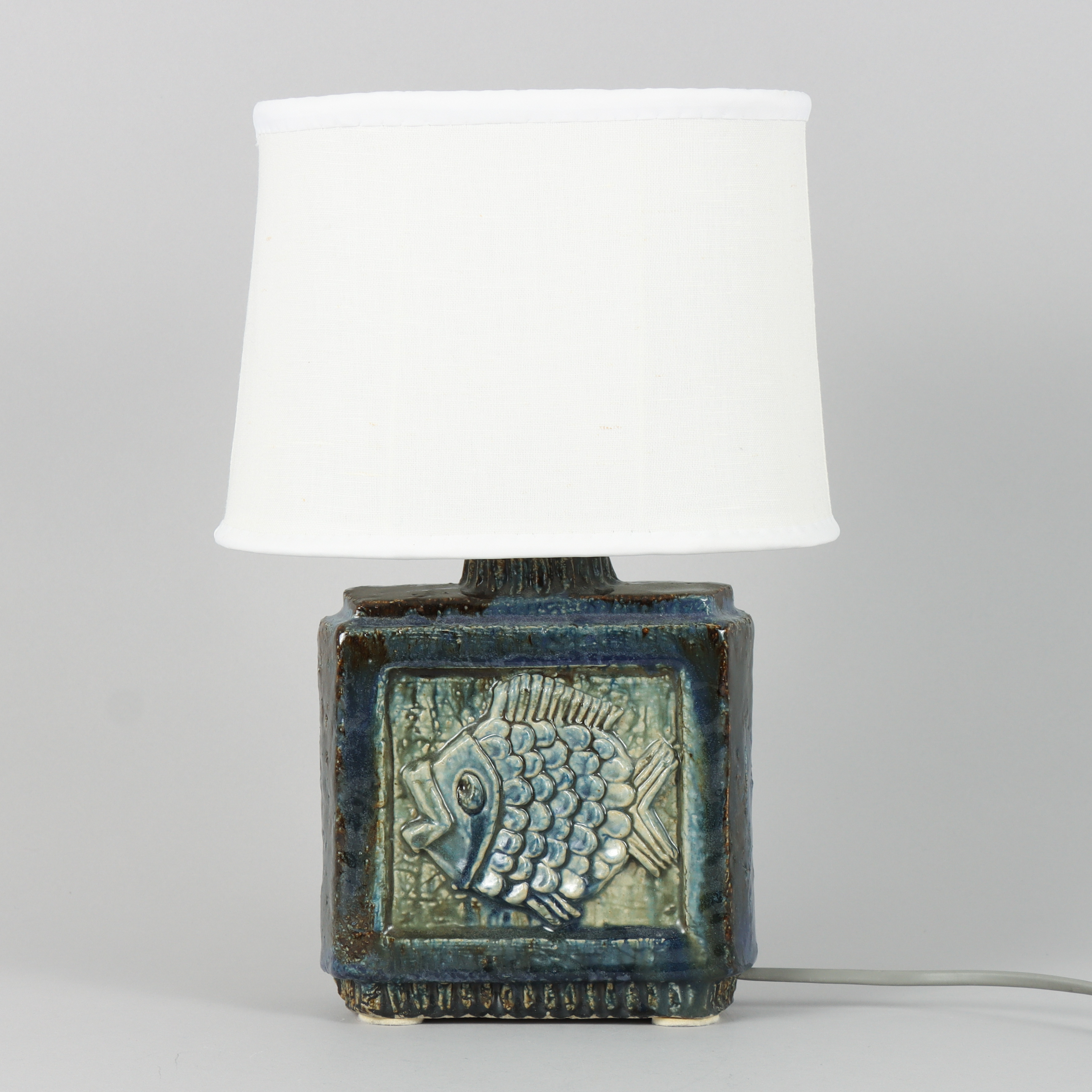 BORDSLAMPA Fischer Stengods.