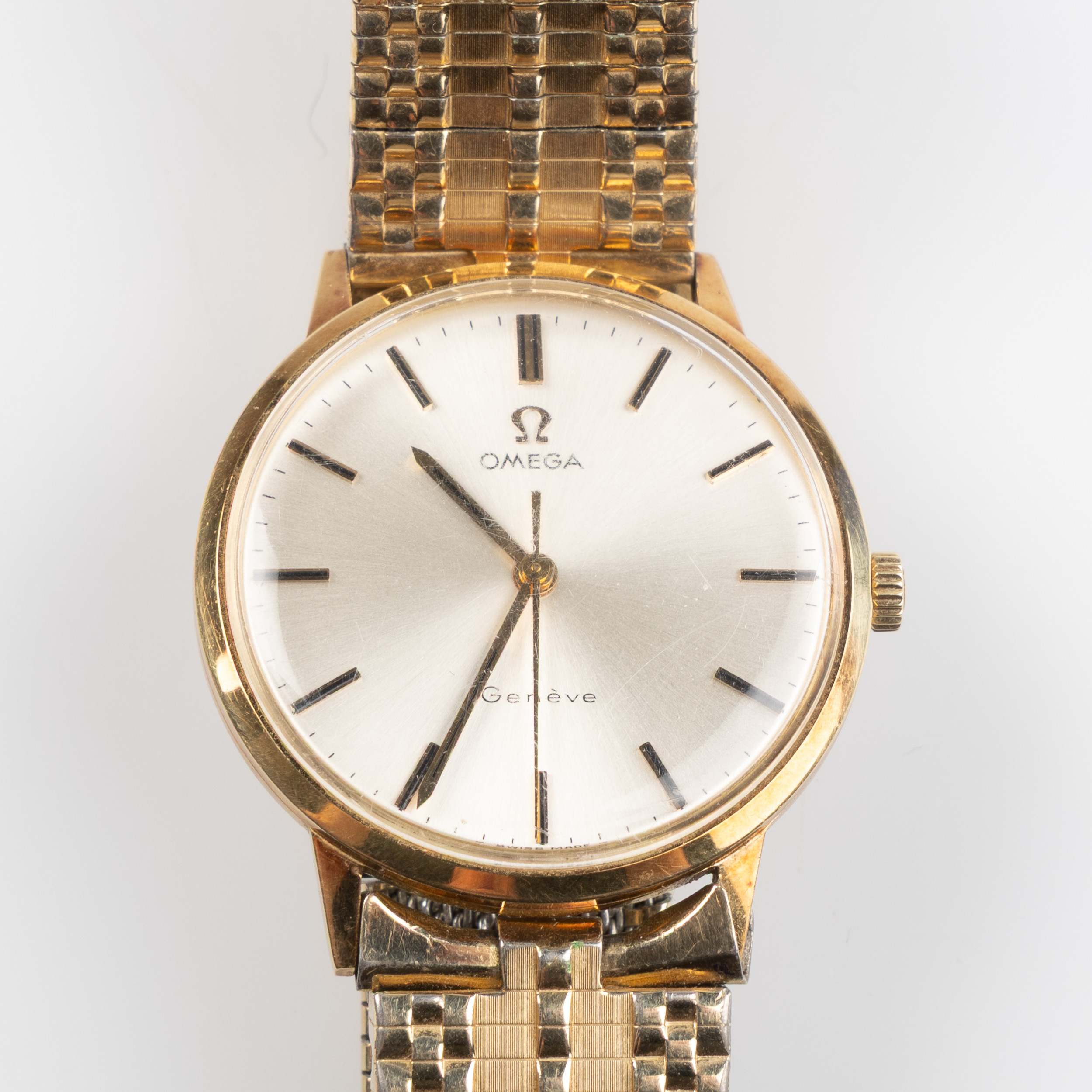 OMEGA, Genève, armbandsur, 33 mm, 14K guld, ca 1970.