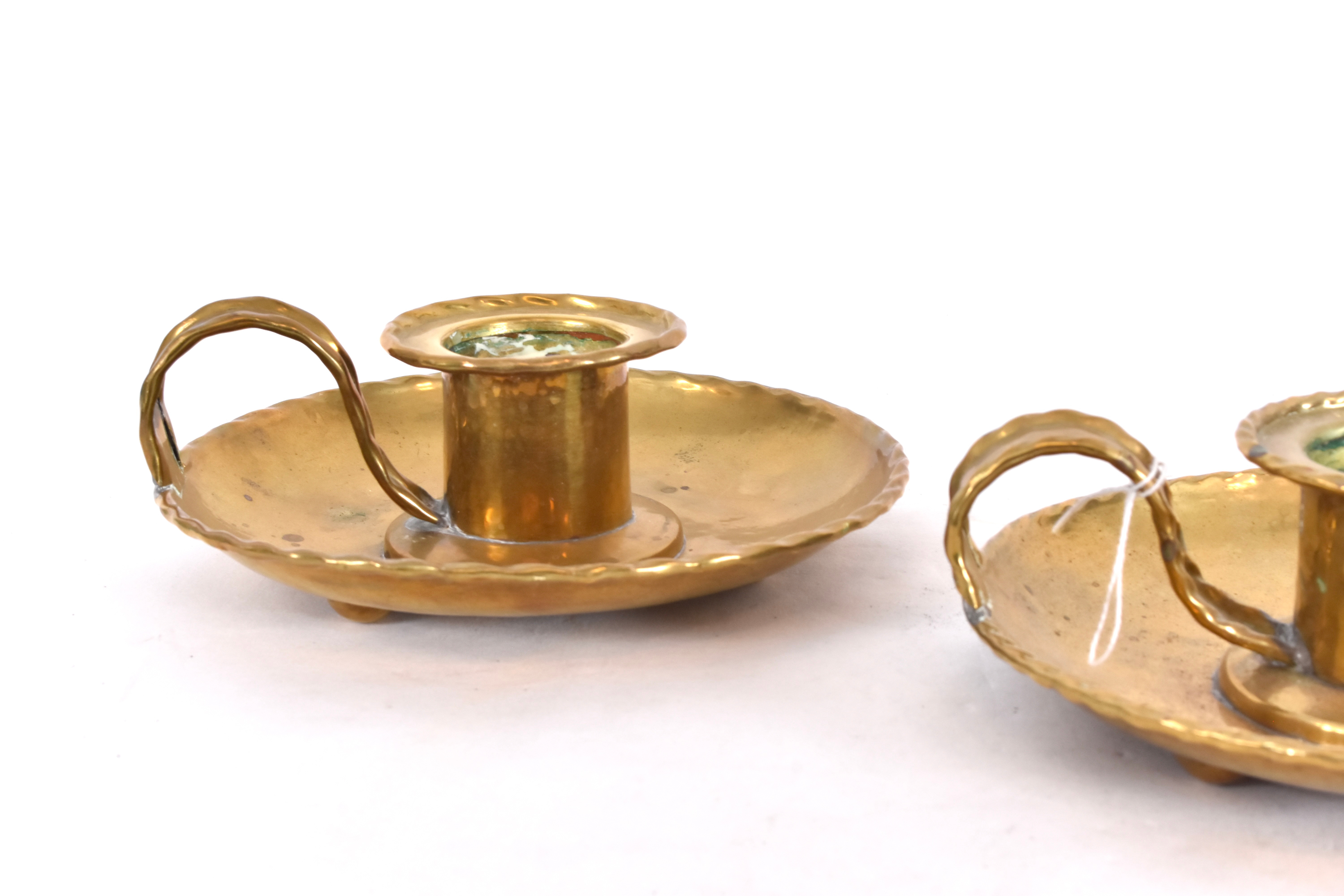 THURE REHNGREN. Ljusstakar, 1-par, mässing.