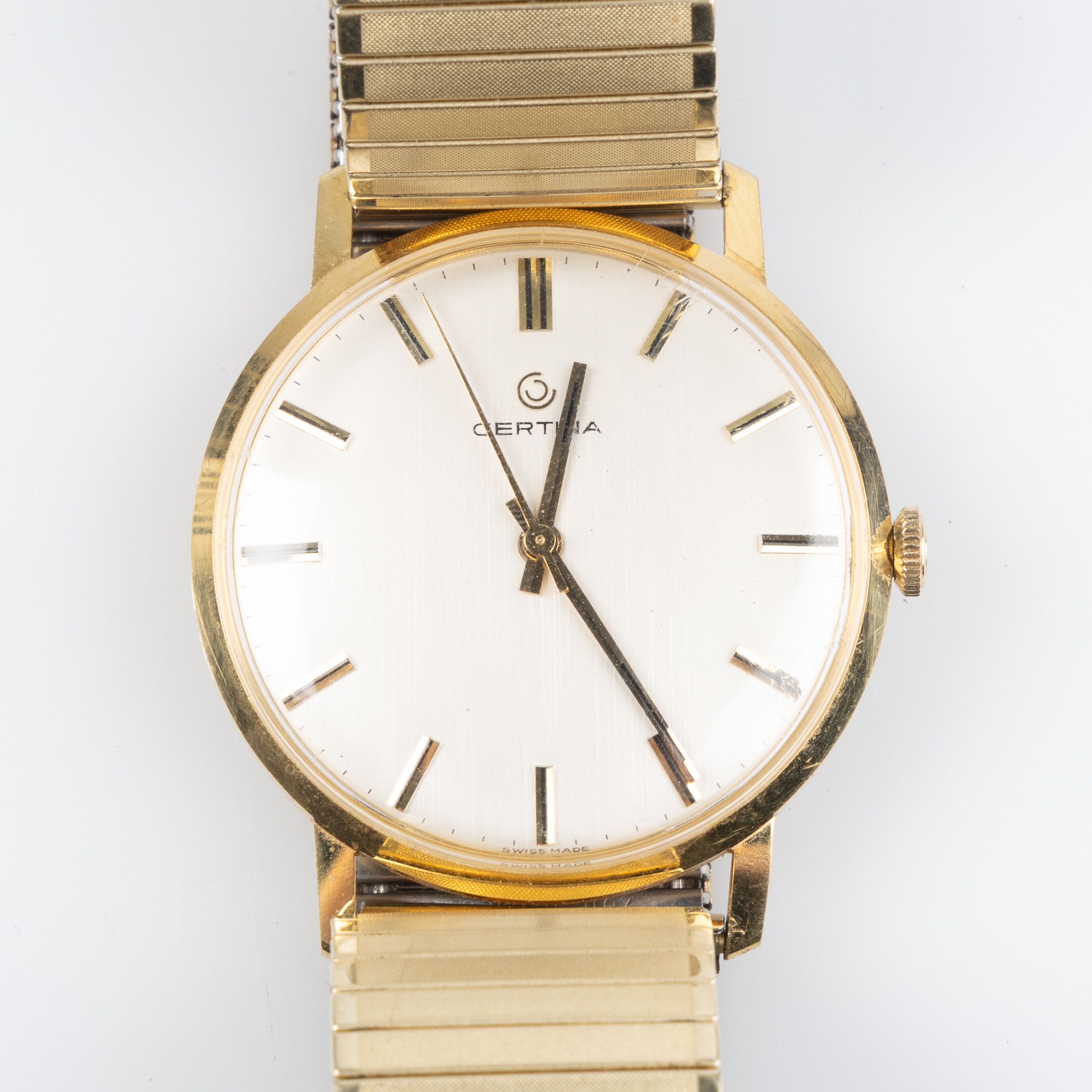 CERTINA, armbandsur, 34 mm, 18K guld, ca 1975.