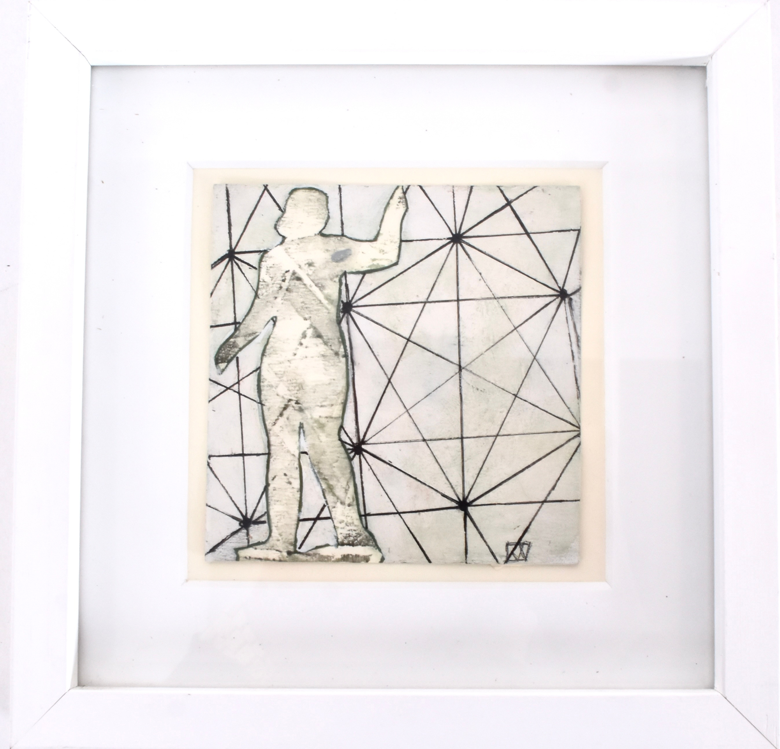 KERSTIN WINBERG. Akryl på papper.