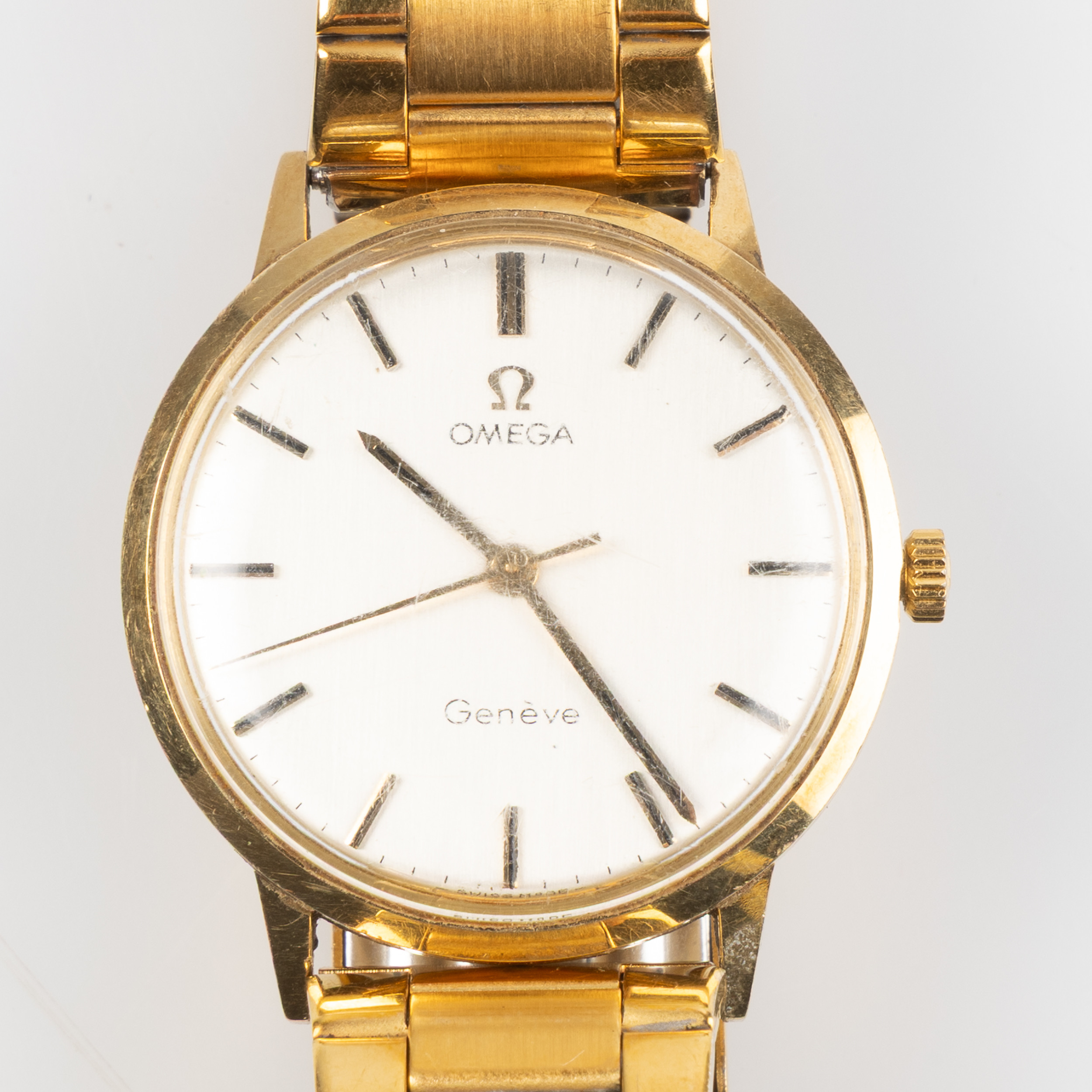 OMEGA, Genève, armbandsur, 33 mm, 14K guld, ca 1975.