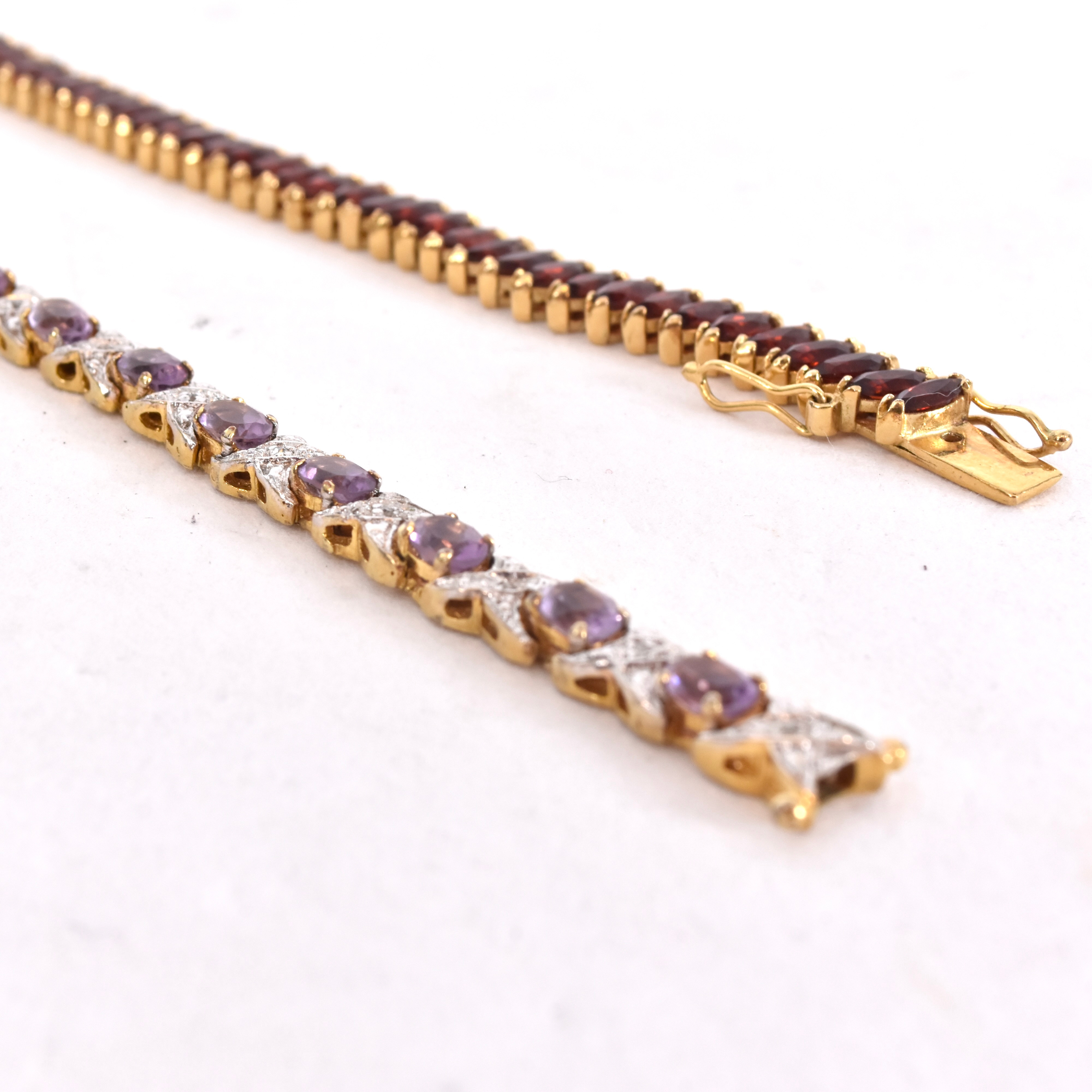 ARMBAND, 2 st, delvis förgyllt sterlingsilver.