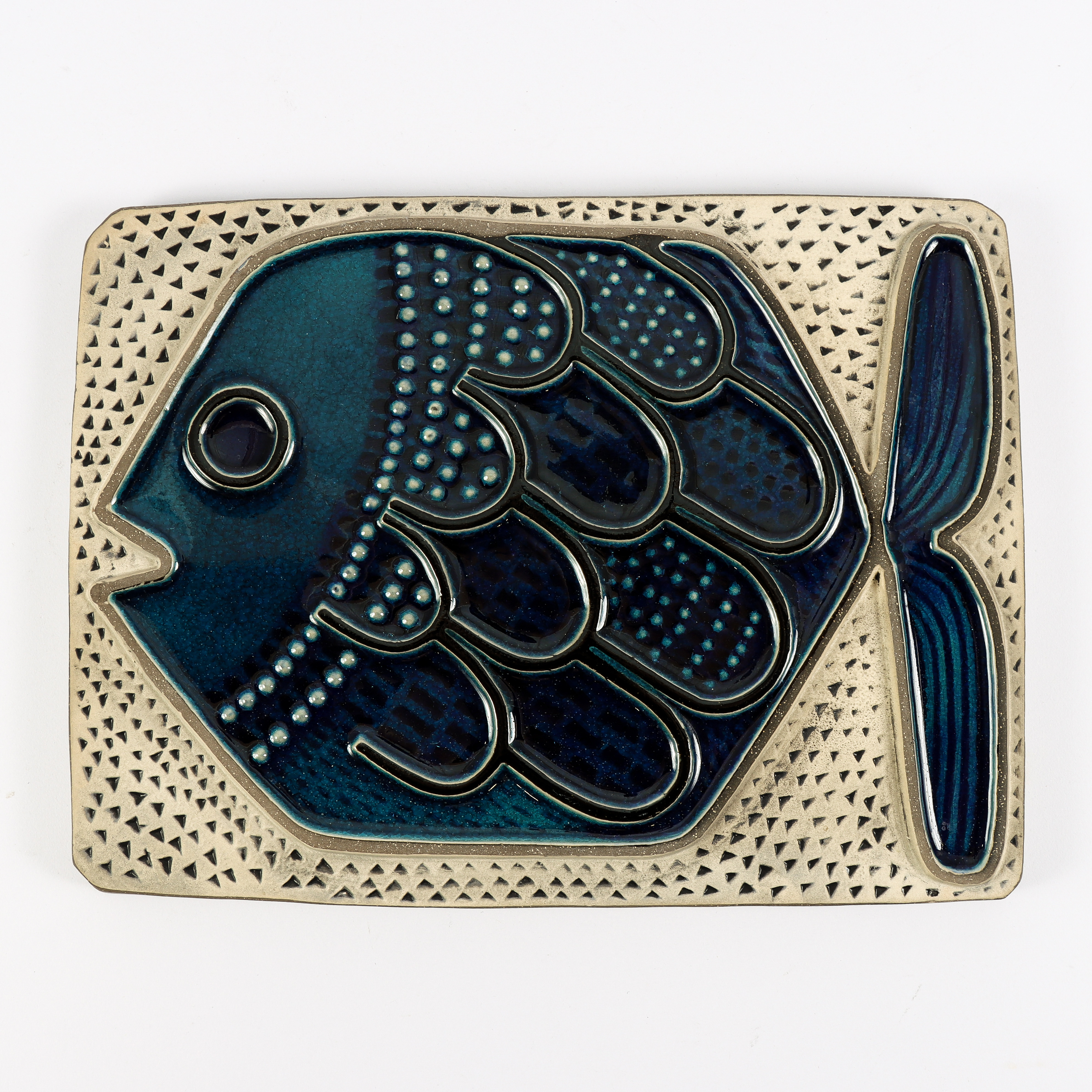 MARI SIMMULSON. Tavla, keramik, Upsala Ekeby.