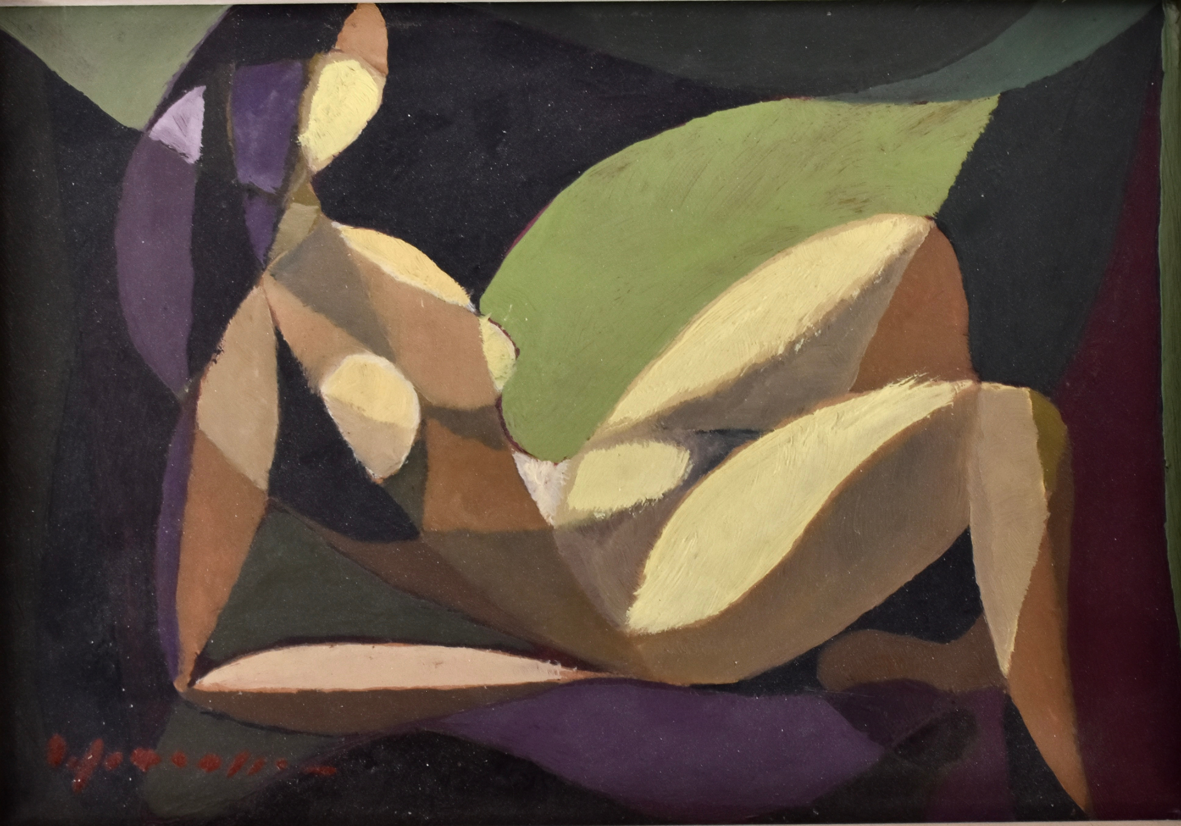 SVEN JOHANSSON. Olja på pannå.