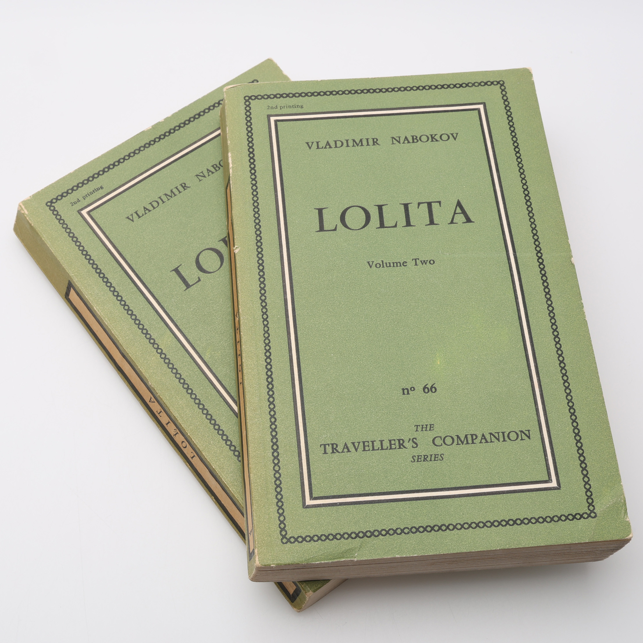 LOLITA. VLADIMIR NABOKOVS LOLITA PÅ OLYMPIA PRESS I ANDRA TRYCKNINGEN NOVEMBER 1958.