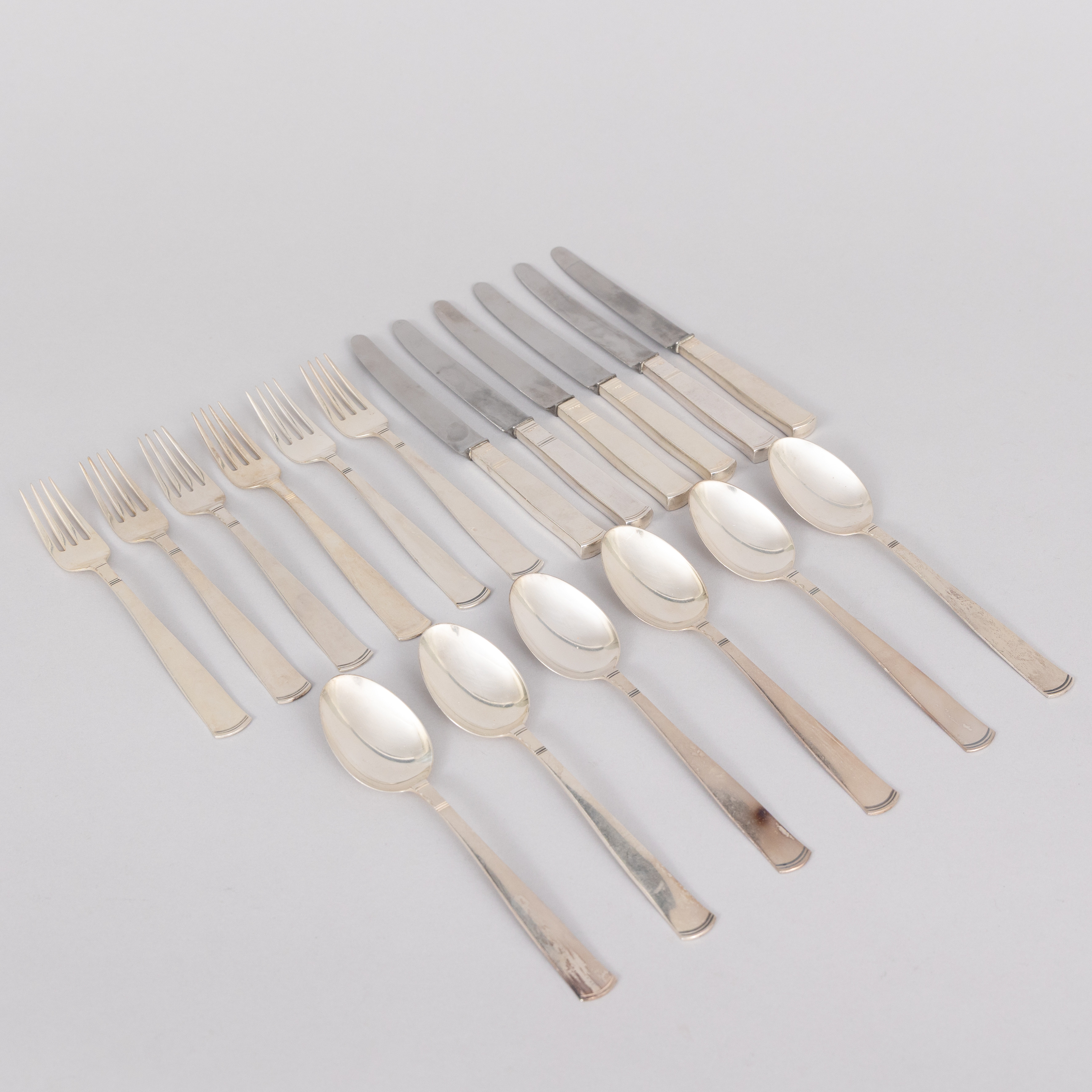 BESTICK, 18 delar, Silver, Rosenholm, GAB.
