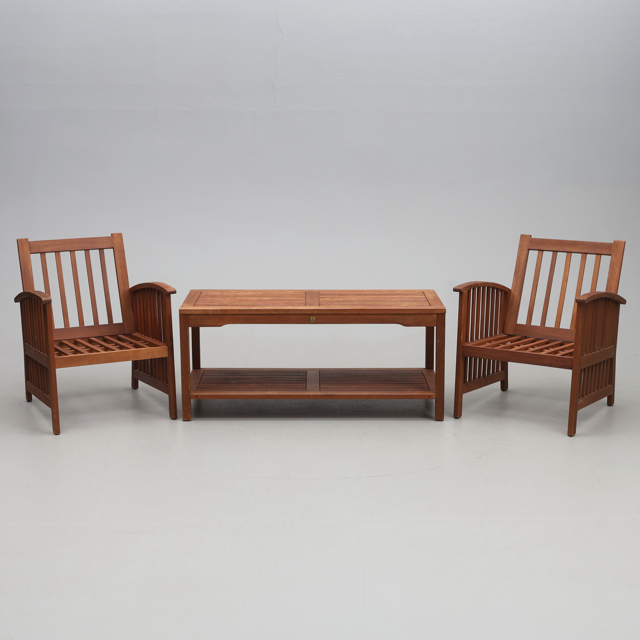 TRÄDGÅRDSGRUPP, 3 delar, teak, Life at home, Plantagen.