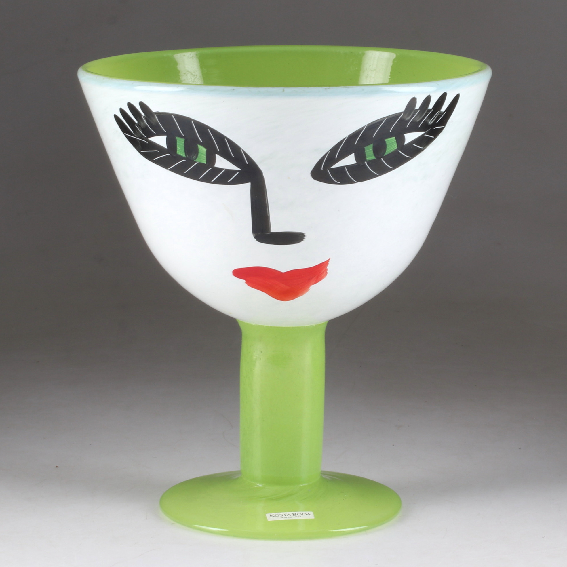 ULRICA HYDMAN-VALLIEN. Skål, "Open Mind", glas, signerad, Kosta Boda.