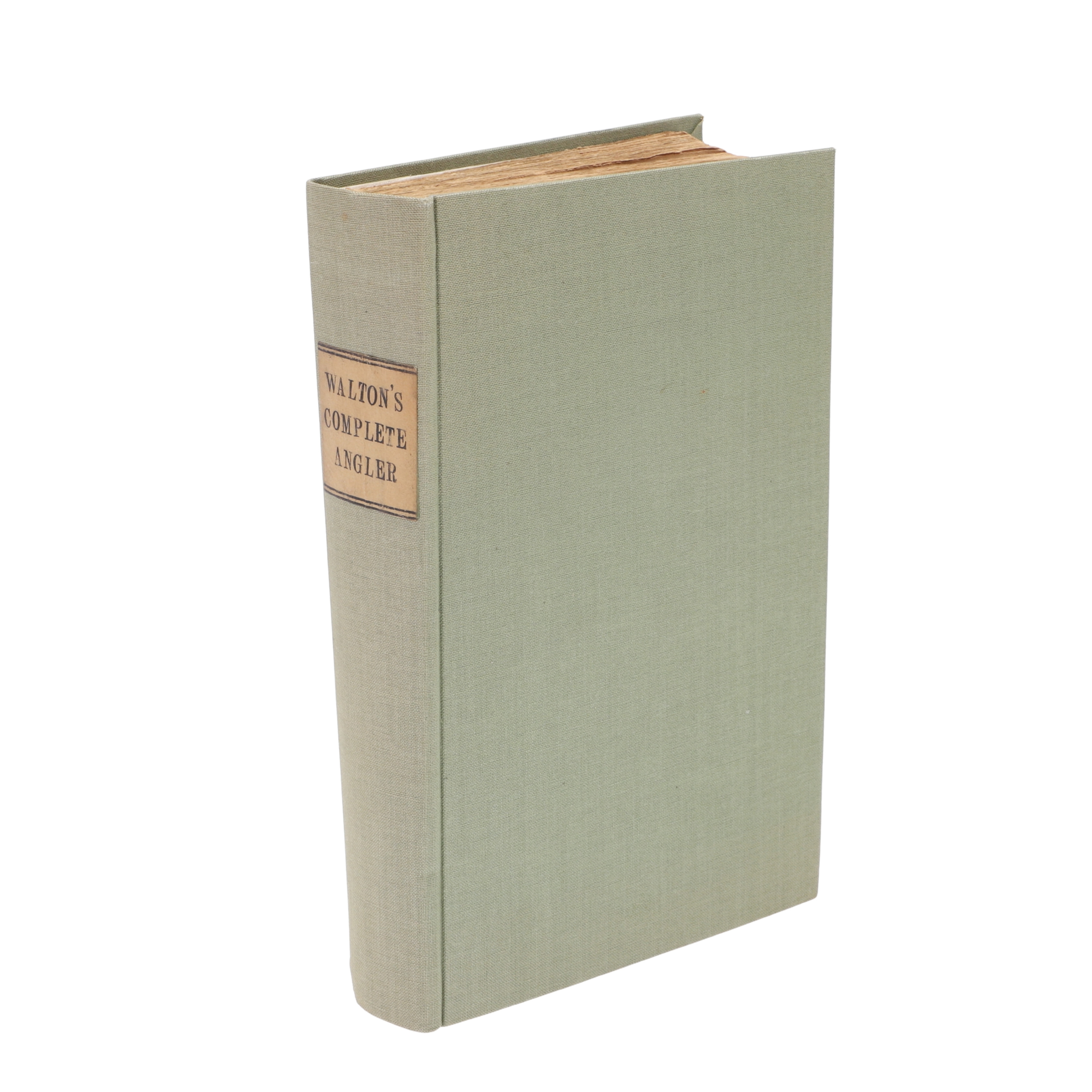 IZAAK WALTON AND CHARLES COTTON. The Complete Angler, or, Contemplative Man's Recreation, 1815.