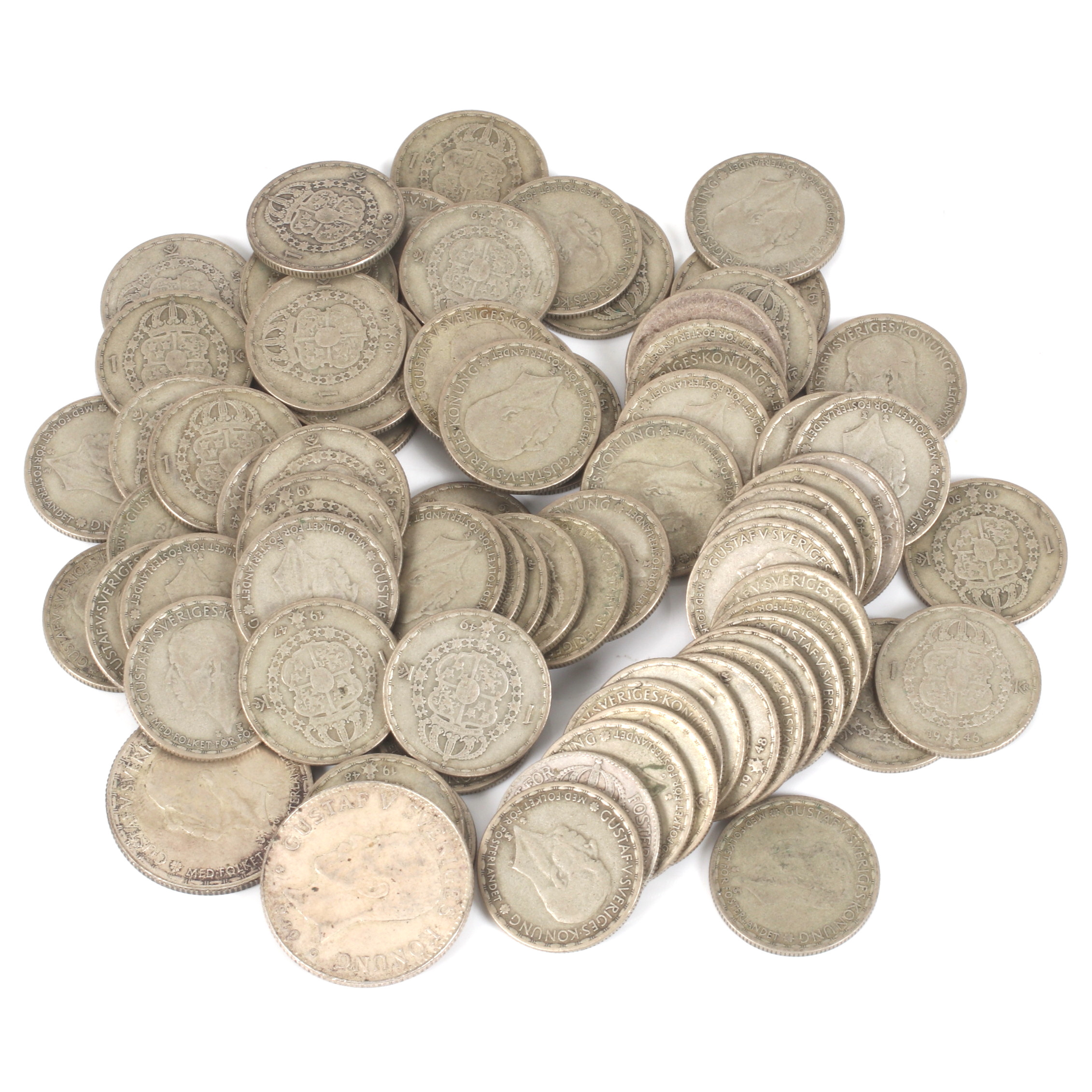 SILVERMYNT, 75 st, Sverige. 1990-tal.