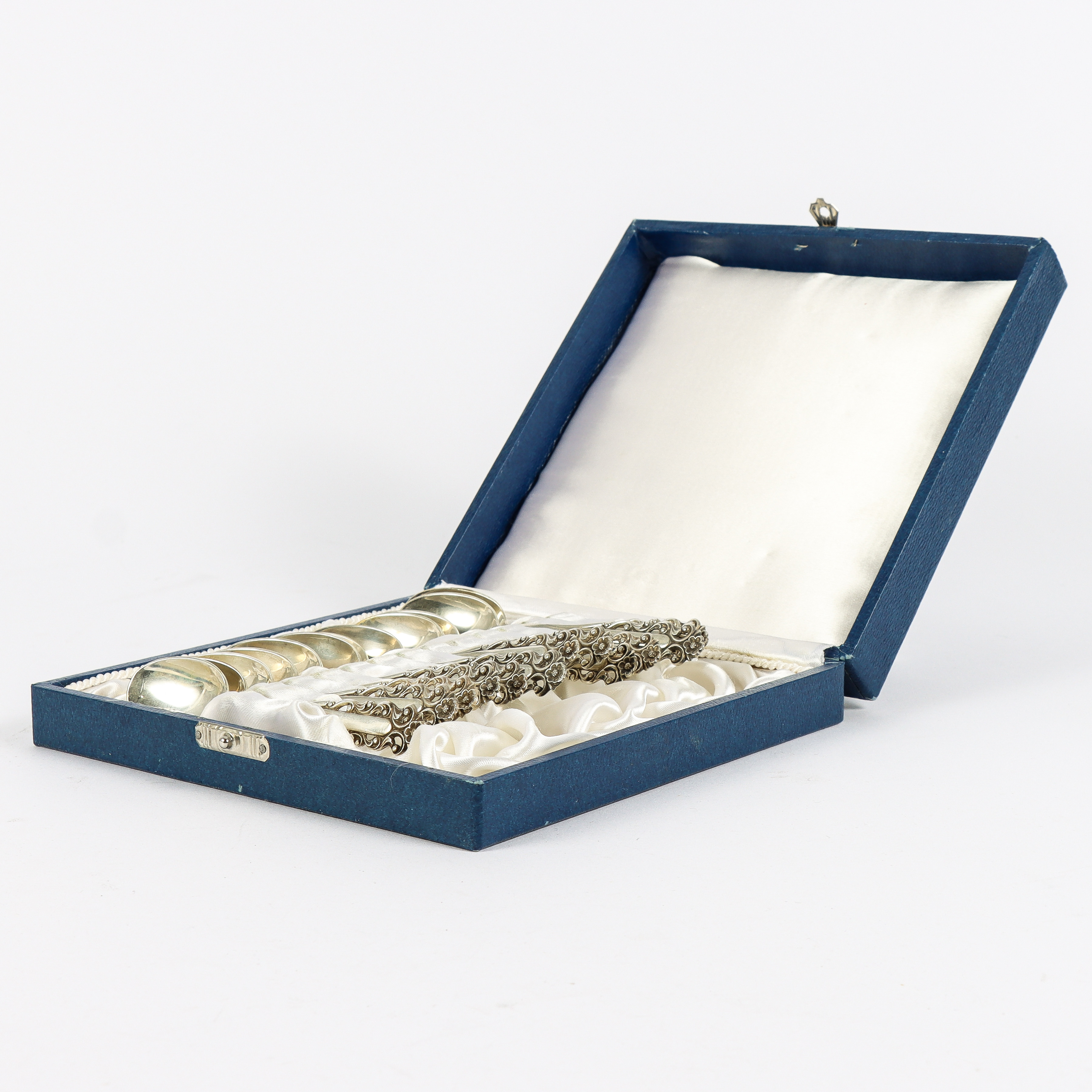 KAFFESKEDAR 12 stycken silver.