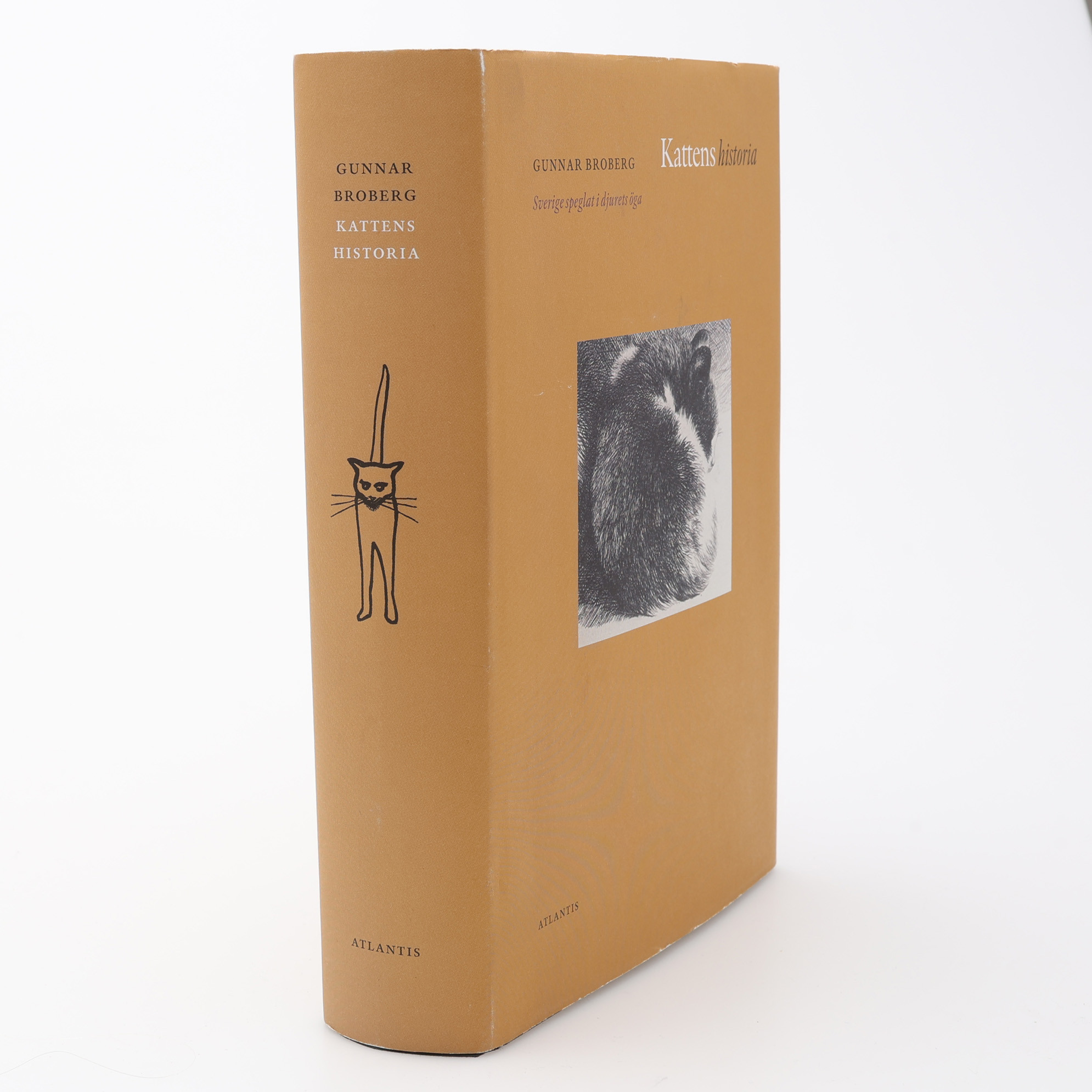 IDEHISTORIKERN GUNNAR BROBERGS STORA VERK OM KATTENS HISTORIA - SVERIGE SPEGLAT I DJURETS ÖGA 2004.