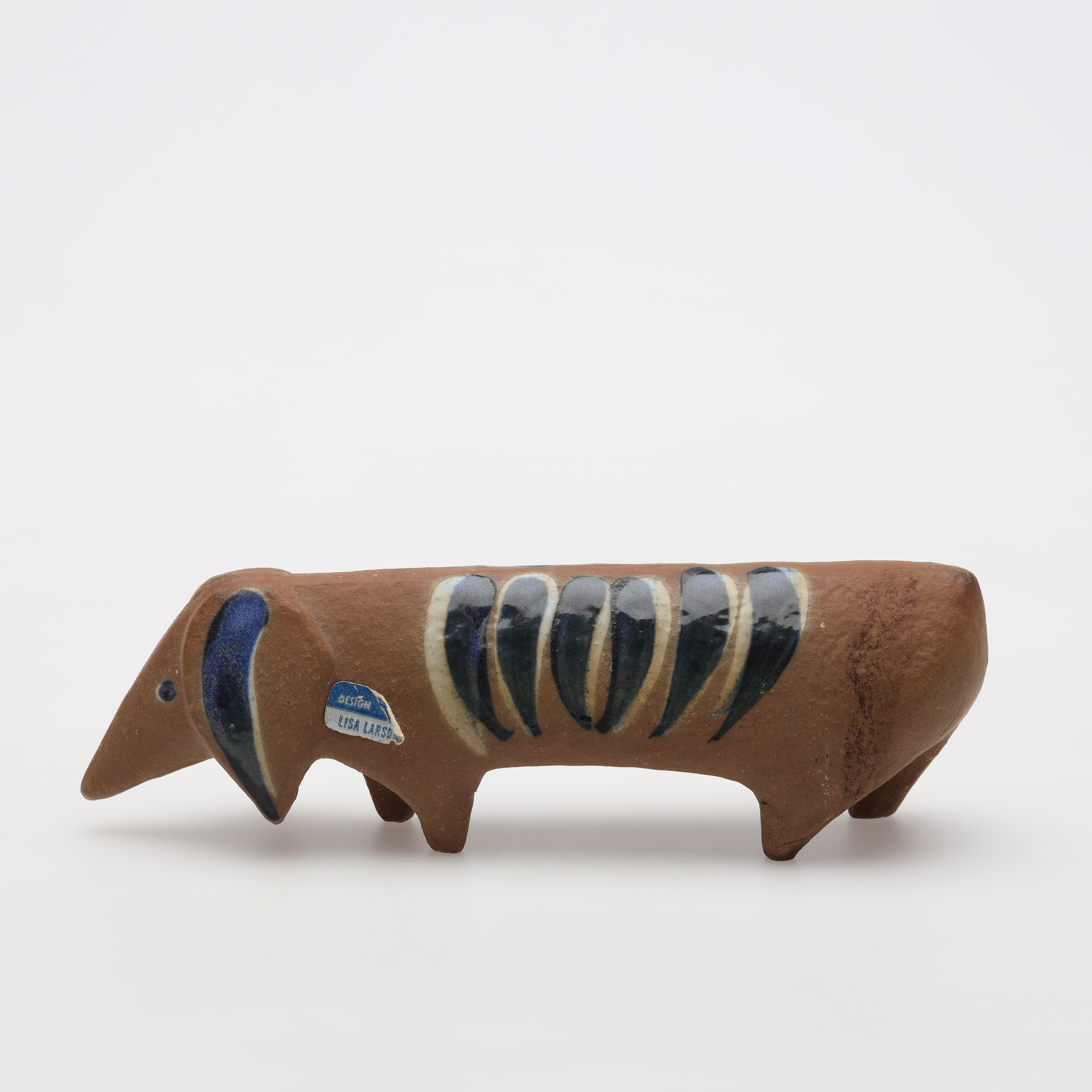 LISA LARSON. FIGURIN, stengods "tax" Gustavsberg.