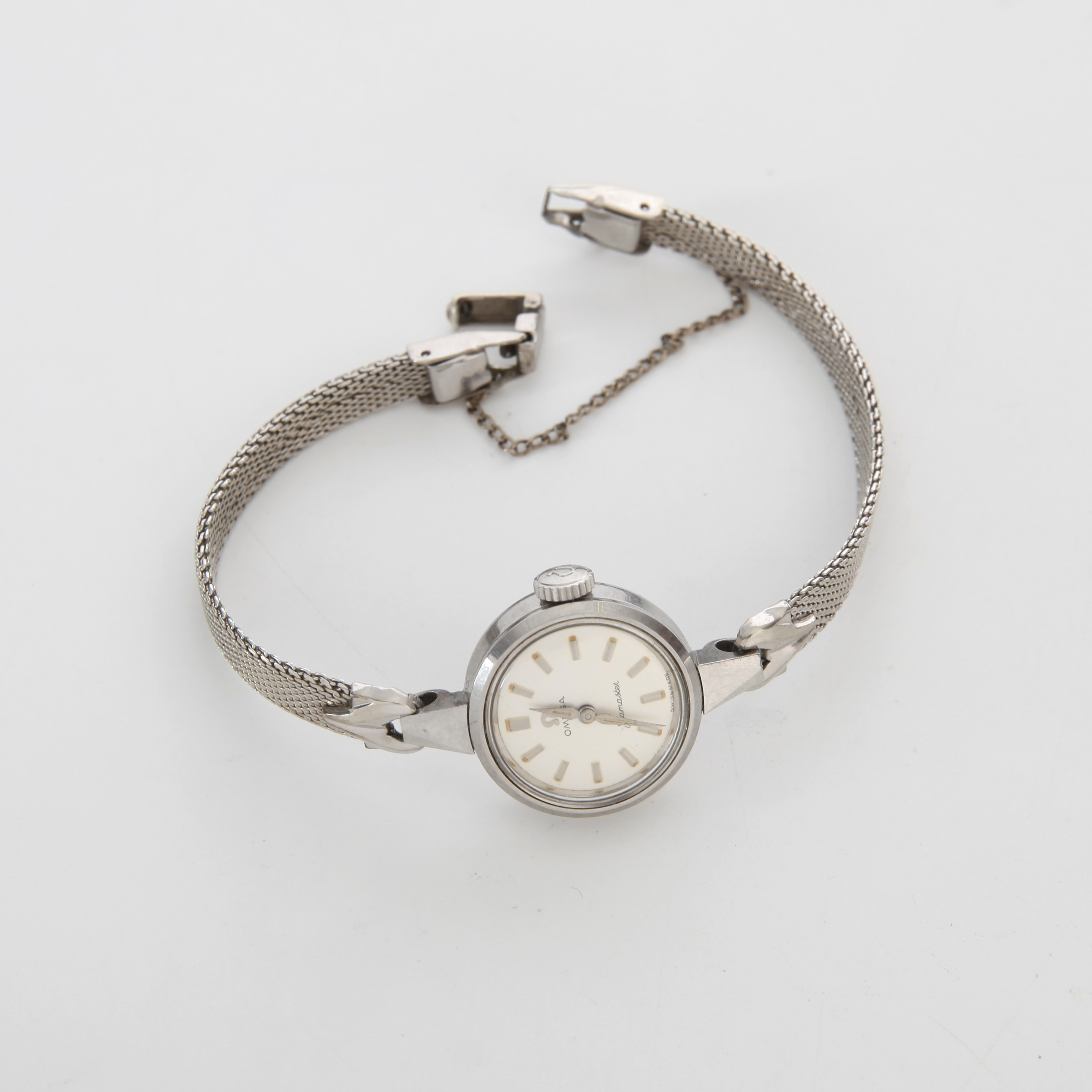 ARMBANDSUR OMEGA Seamaster, guld på stål, manuell, 1900-tal.