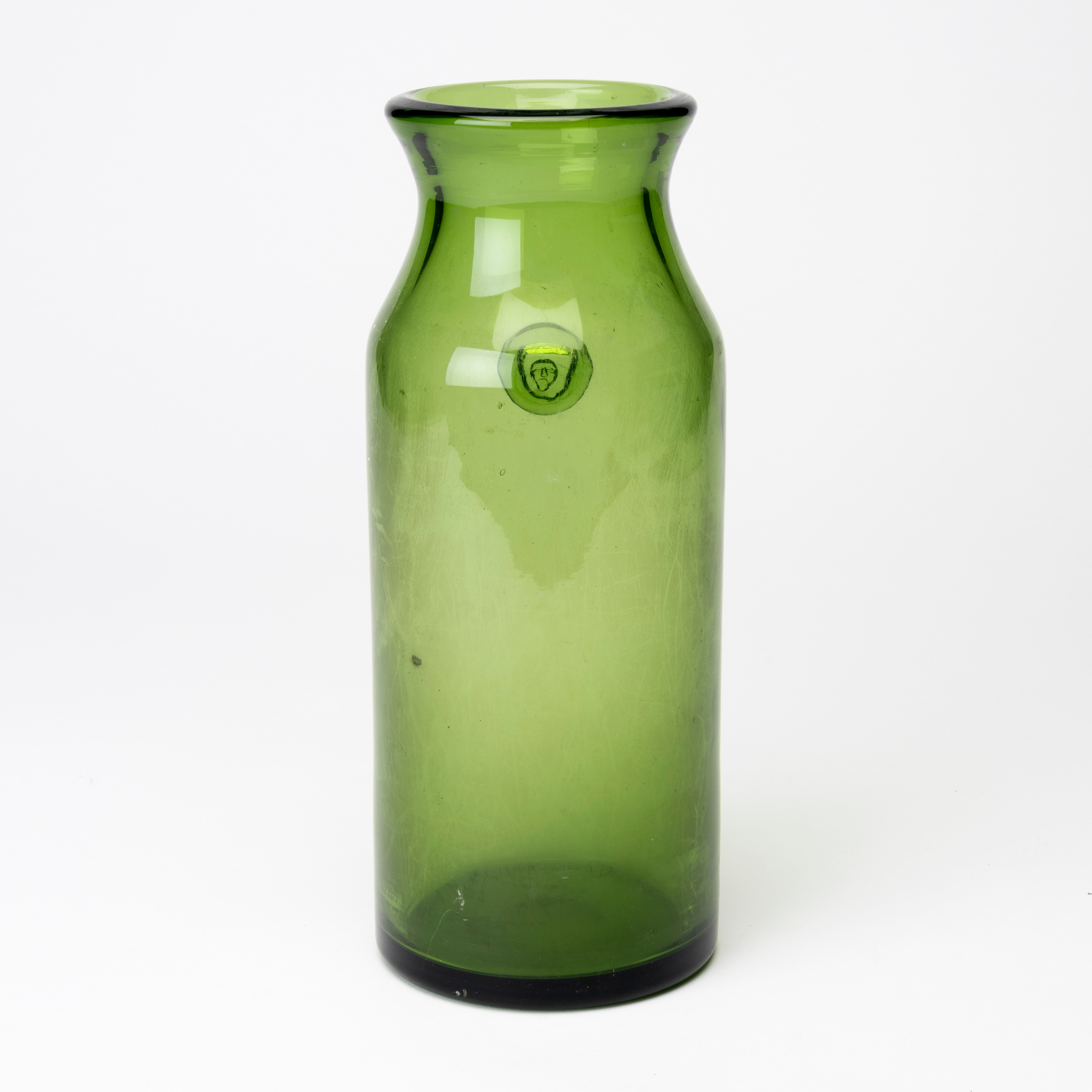 ERIK HÖGLUND. Vas, glas, signerad, Boda Glasbruk.