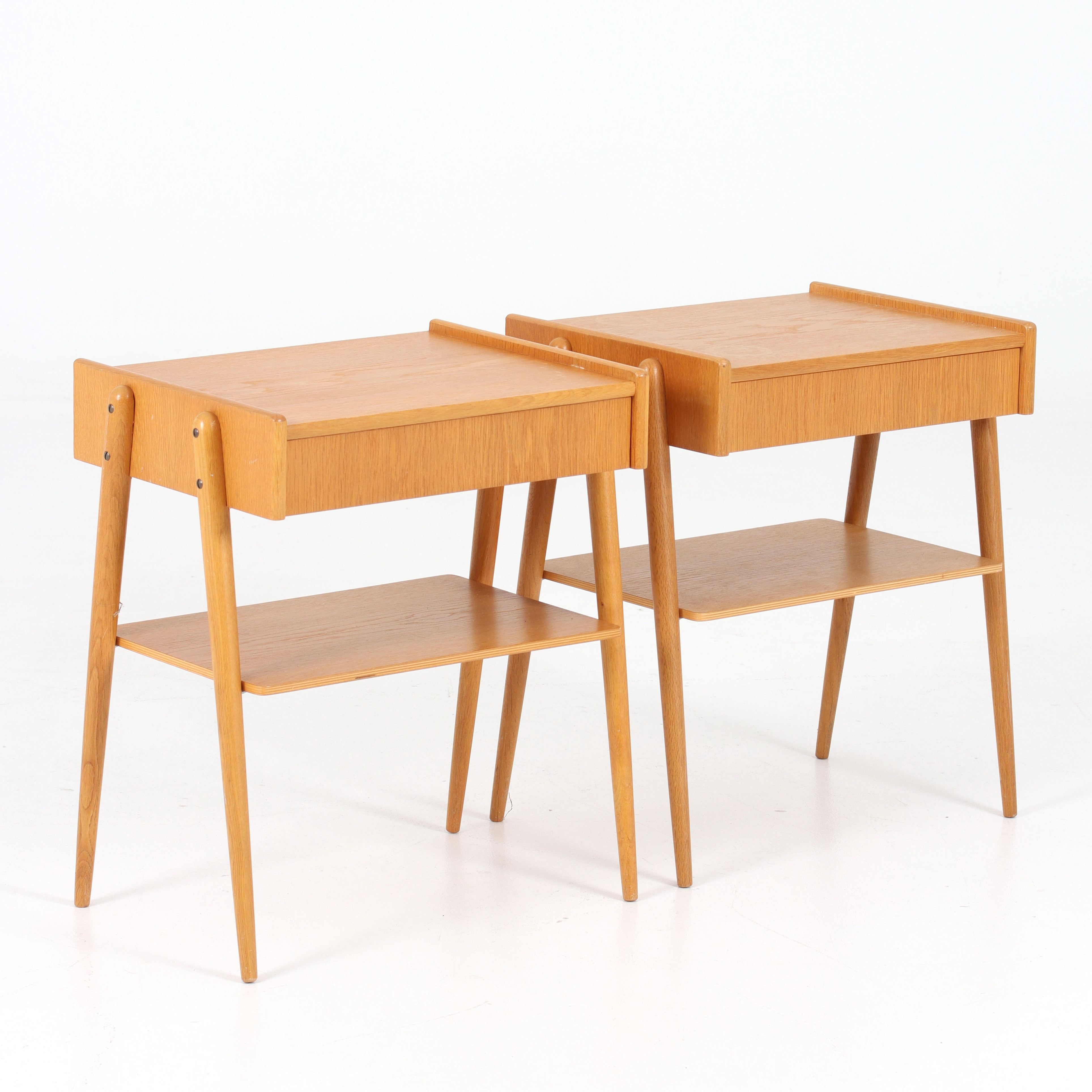 SÄNGBORD, ett par, teak, AB Carlström & Co Möbelfabrik, 1960-tal.