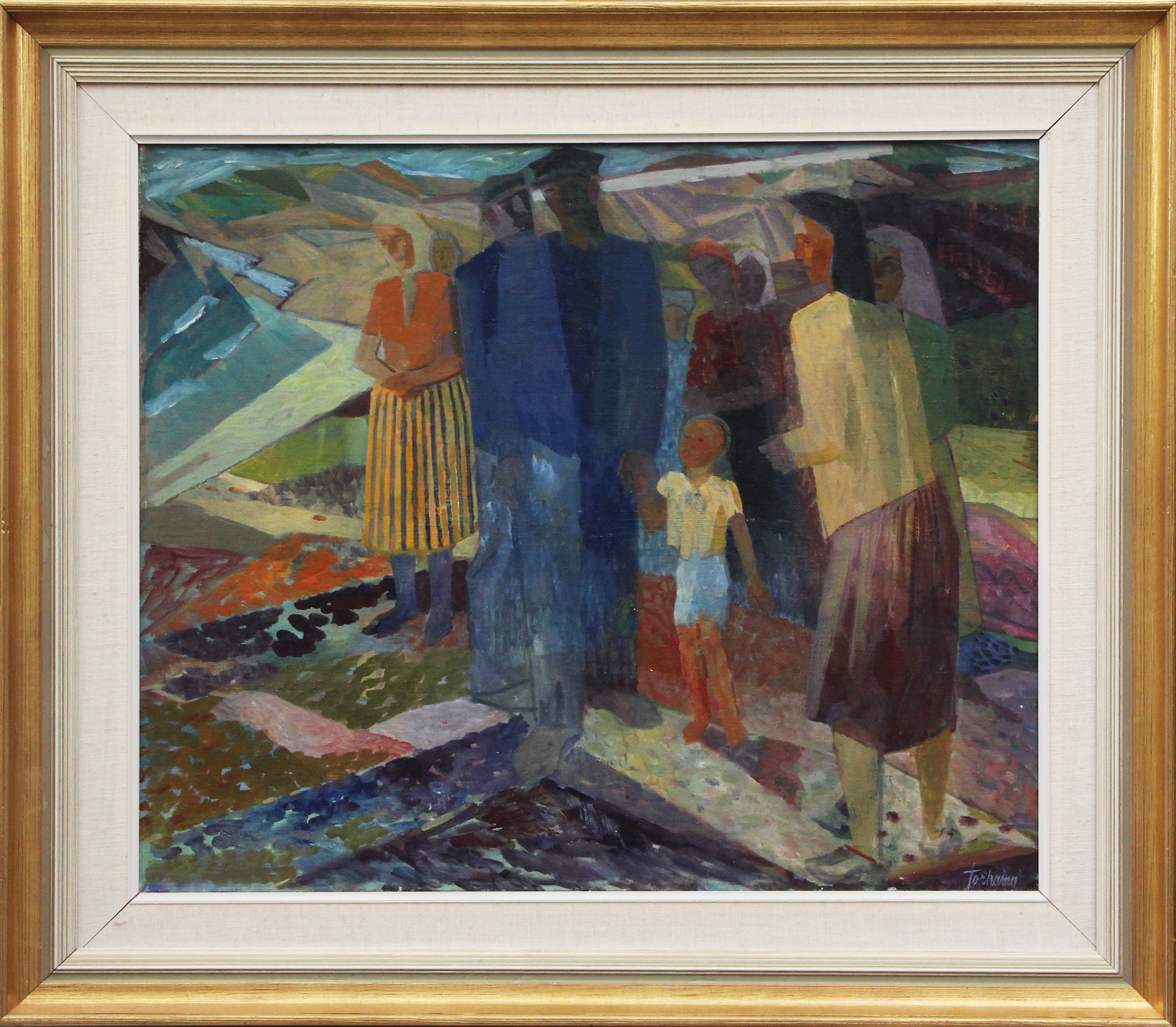 GUNNAR TORHAMN. OLJA, på duk, signerad.