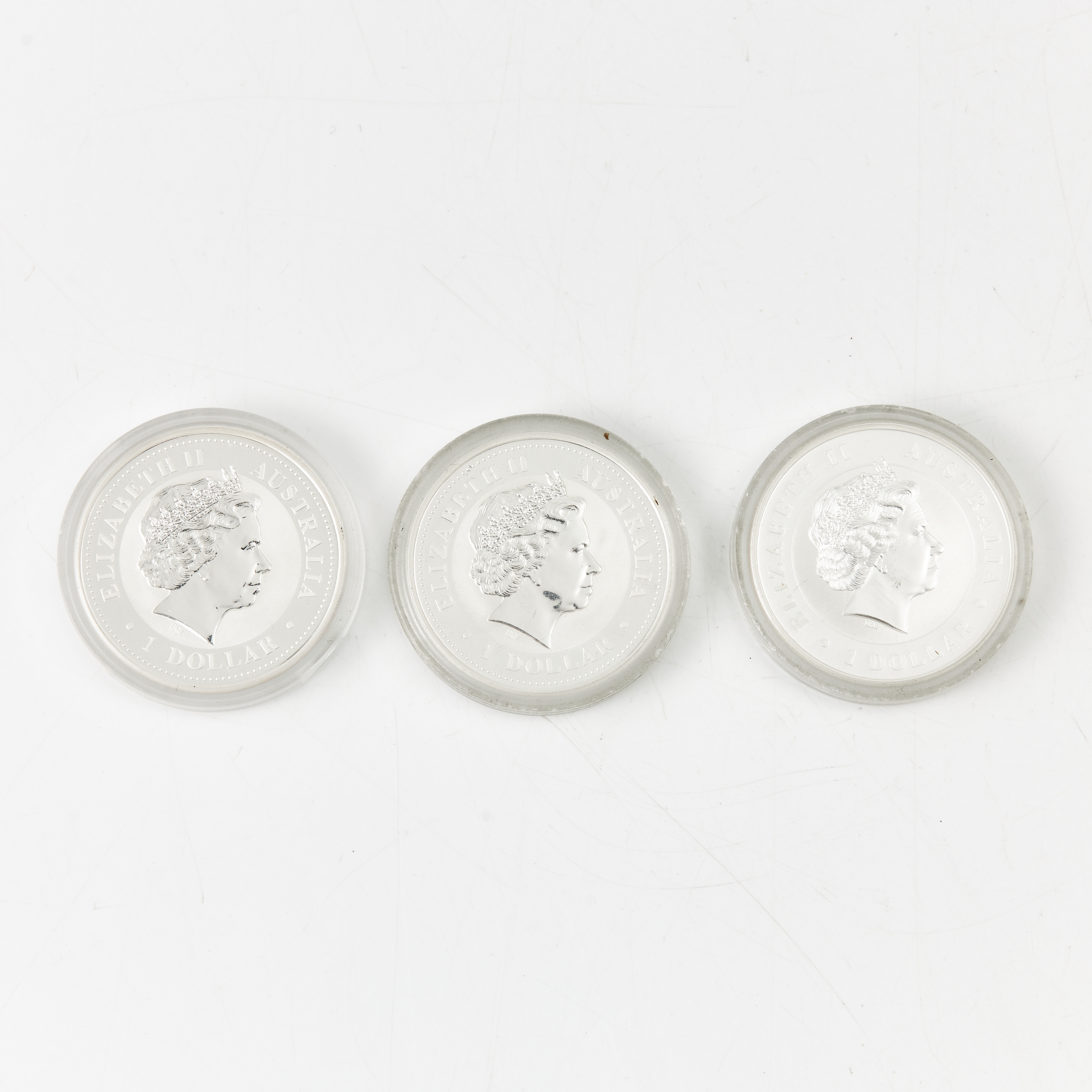 SAMLARMYNT, 3 st, silver, Elizabeth II, 20th Anniversary of the Australian Kookaburra Bullion Coin, 2009.