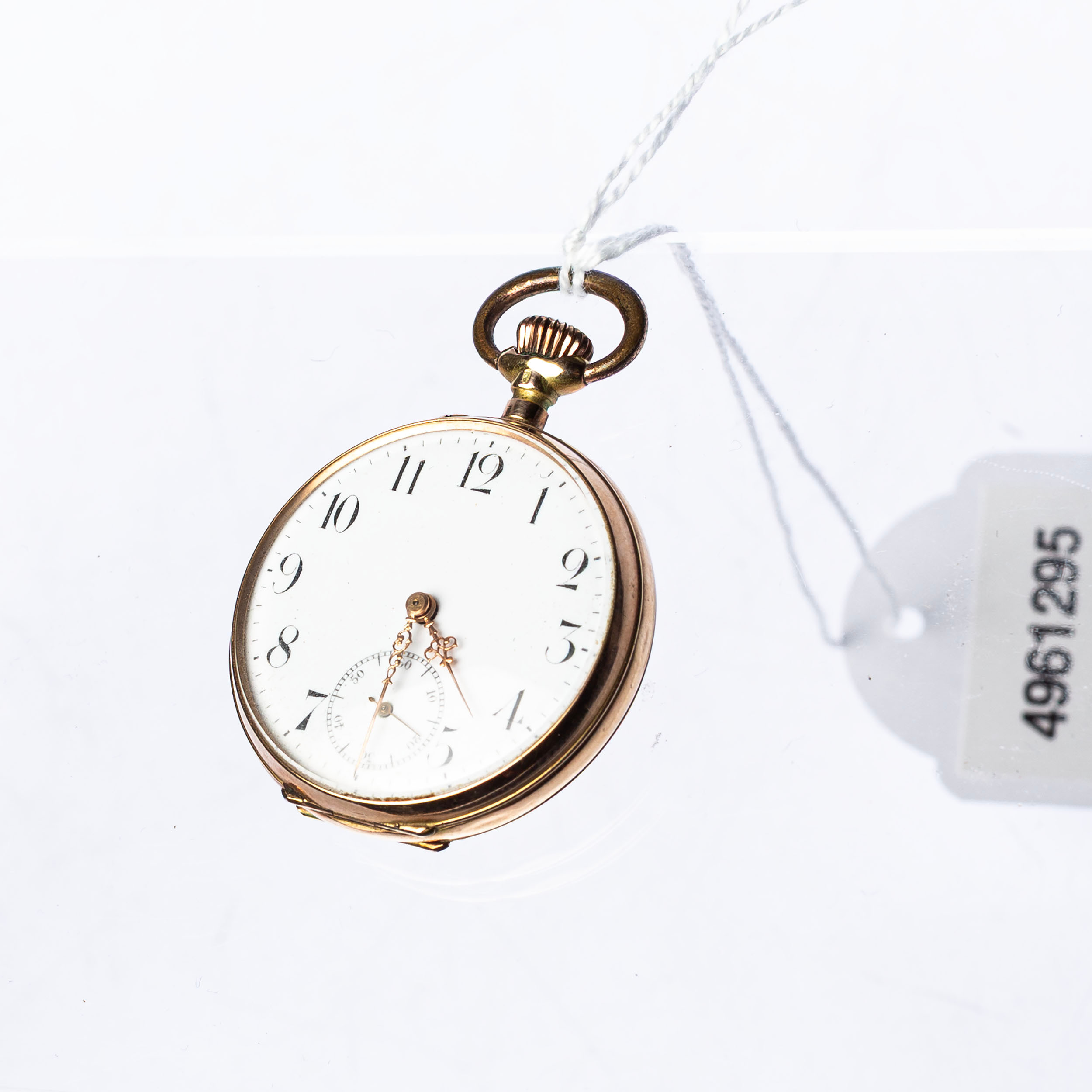 FICKUR, så kallat mormorsur, yttre boett i 14 k guld.