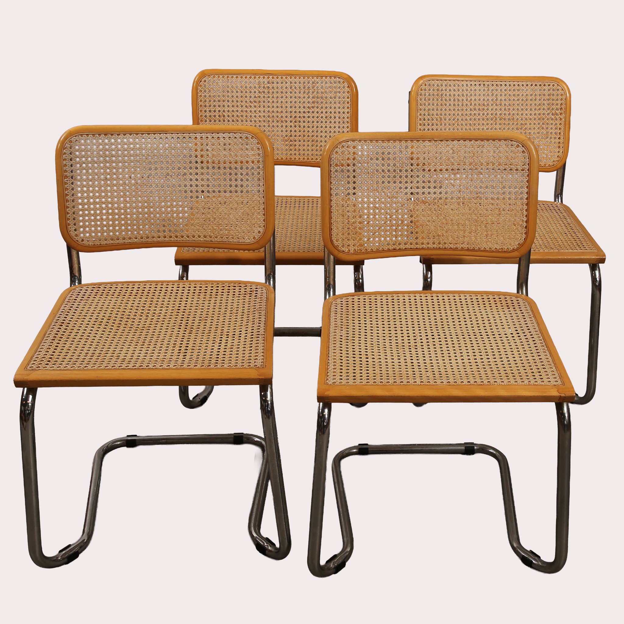 STOLAR, 4 stycken , Bauhausmodell, Italien 1900-talets senare del.