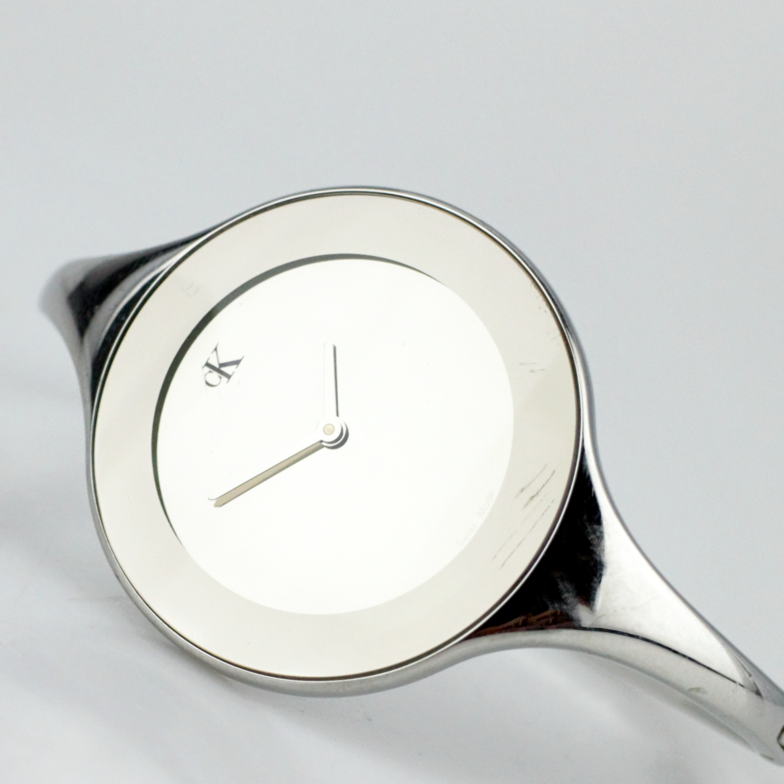 CALVIN KLEIN. "Mirror Watch" armbandsur, dam, stål, quartz, Schweiz, 2010-tal.