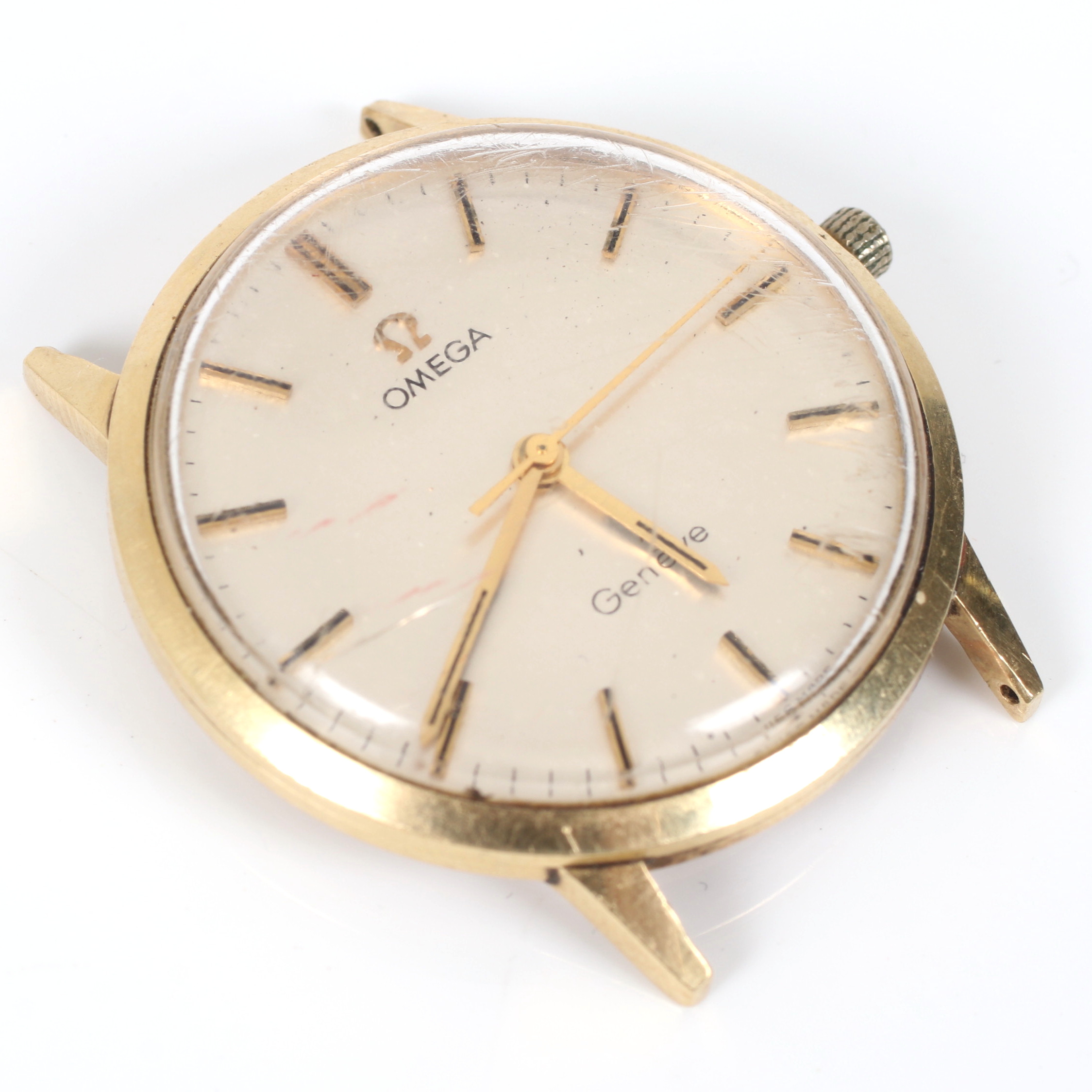 ARMBANDSUR, 14k guld, Omega Geneve, cal. 601. 1974.