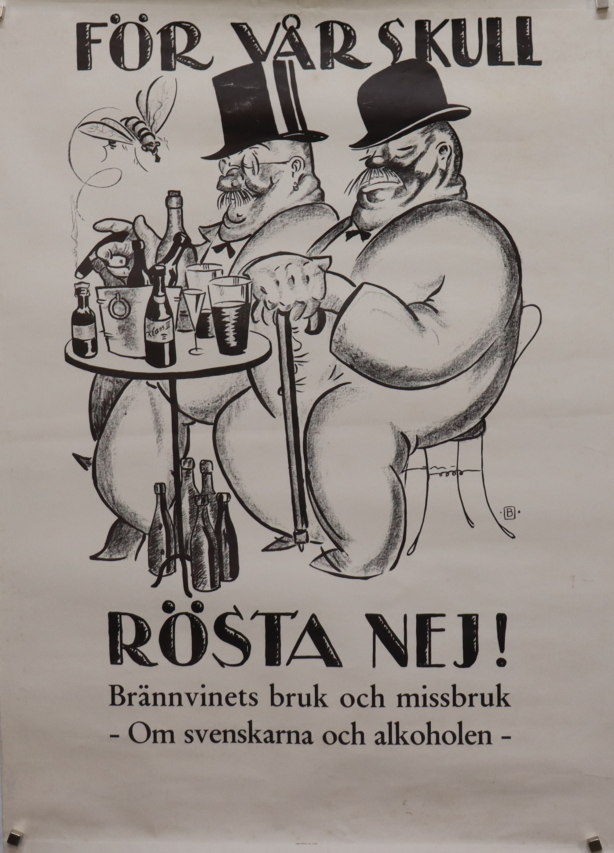 VALAFFISCH, folkomröstningen om rusdrycksförbud 27/8 1922.