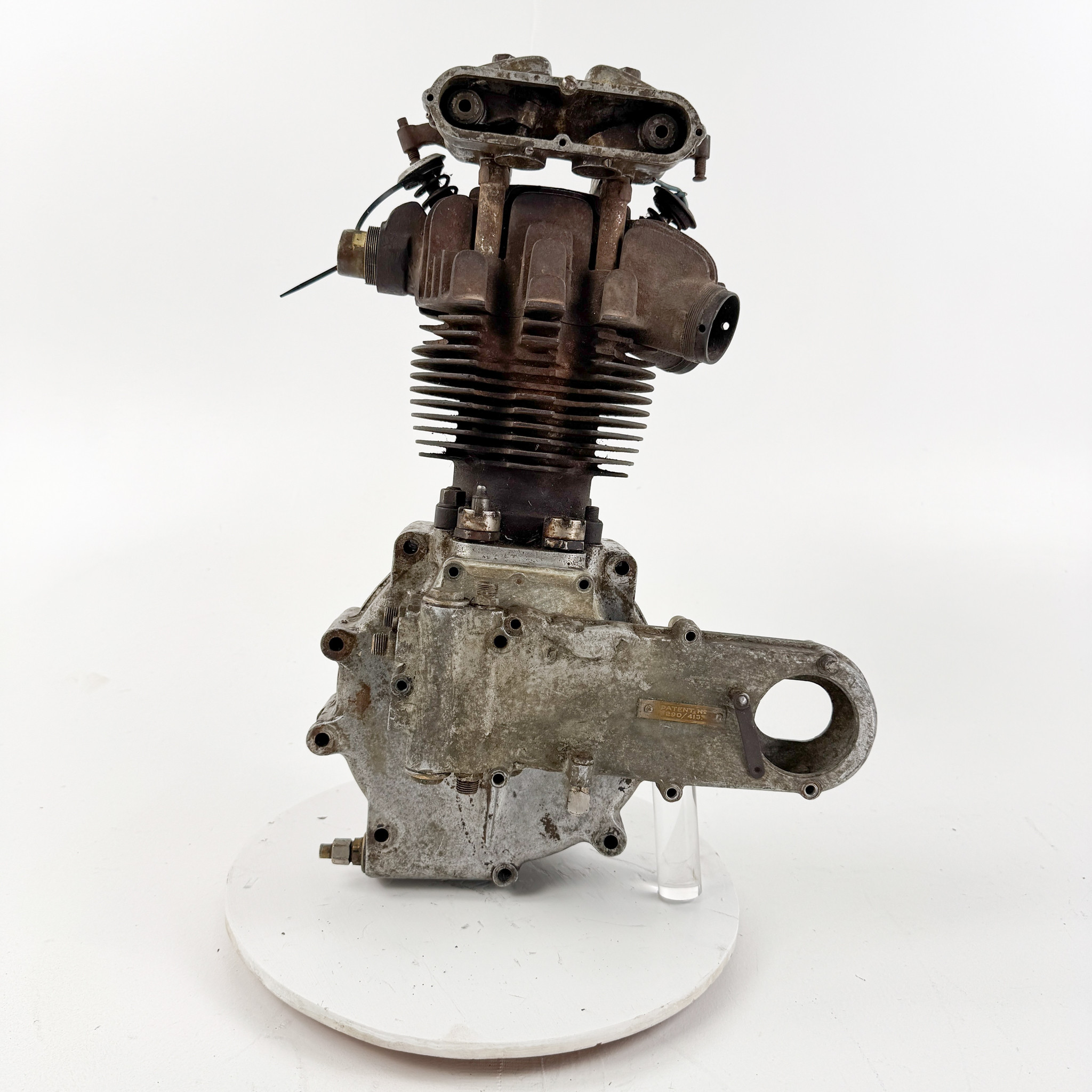 AJS, motor, modell M8, 500cc, 1929, England.