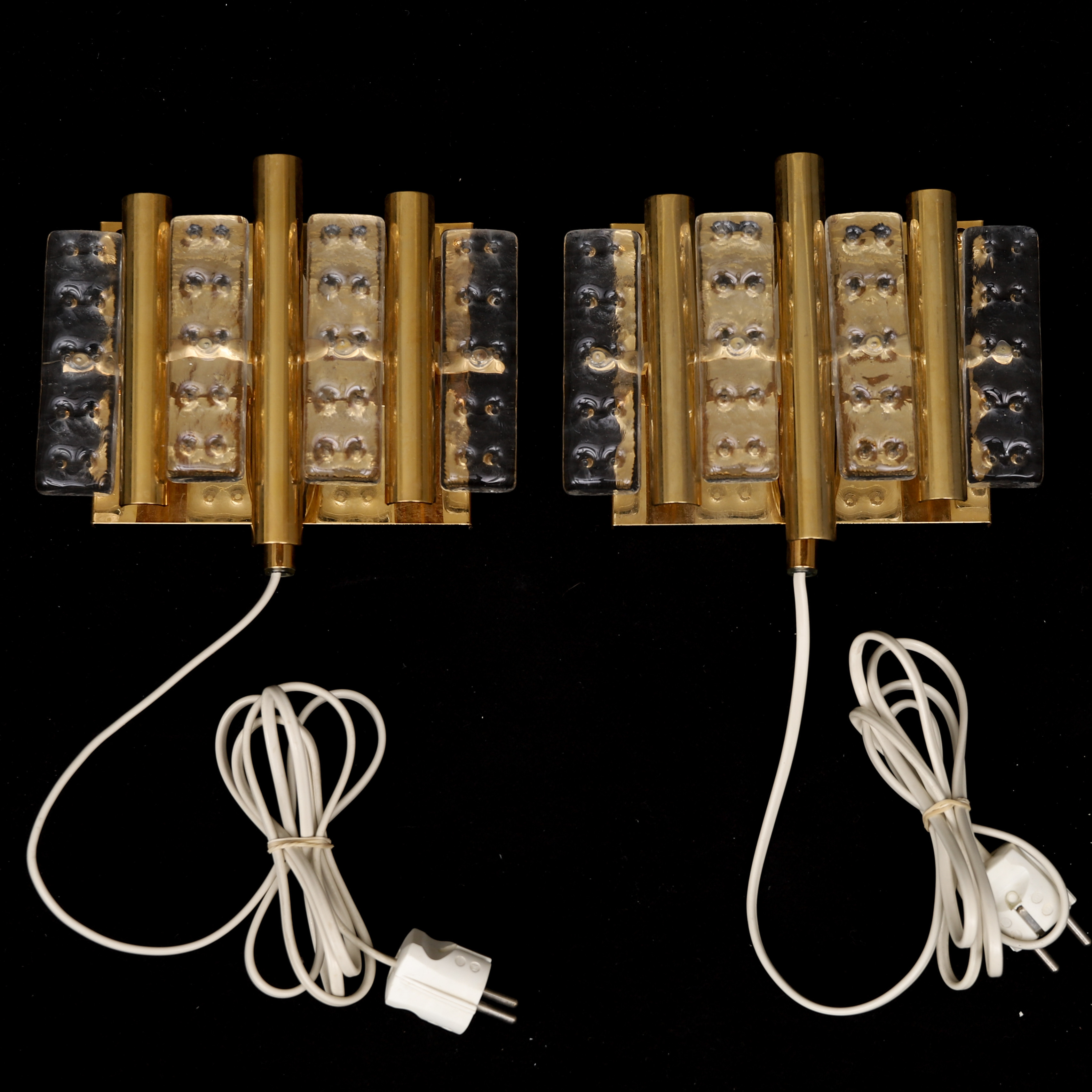 HANS-AGNE JAKOBSSON. Vägglampor, ett par, Markaryd.