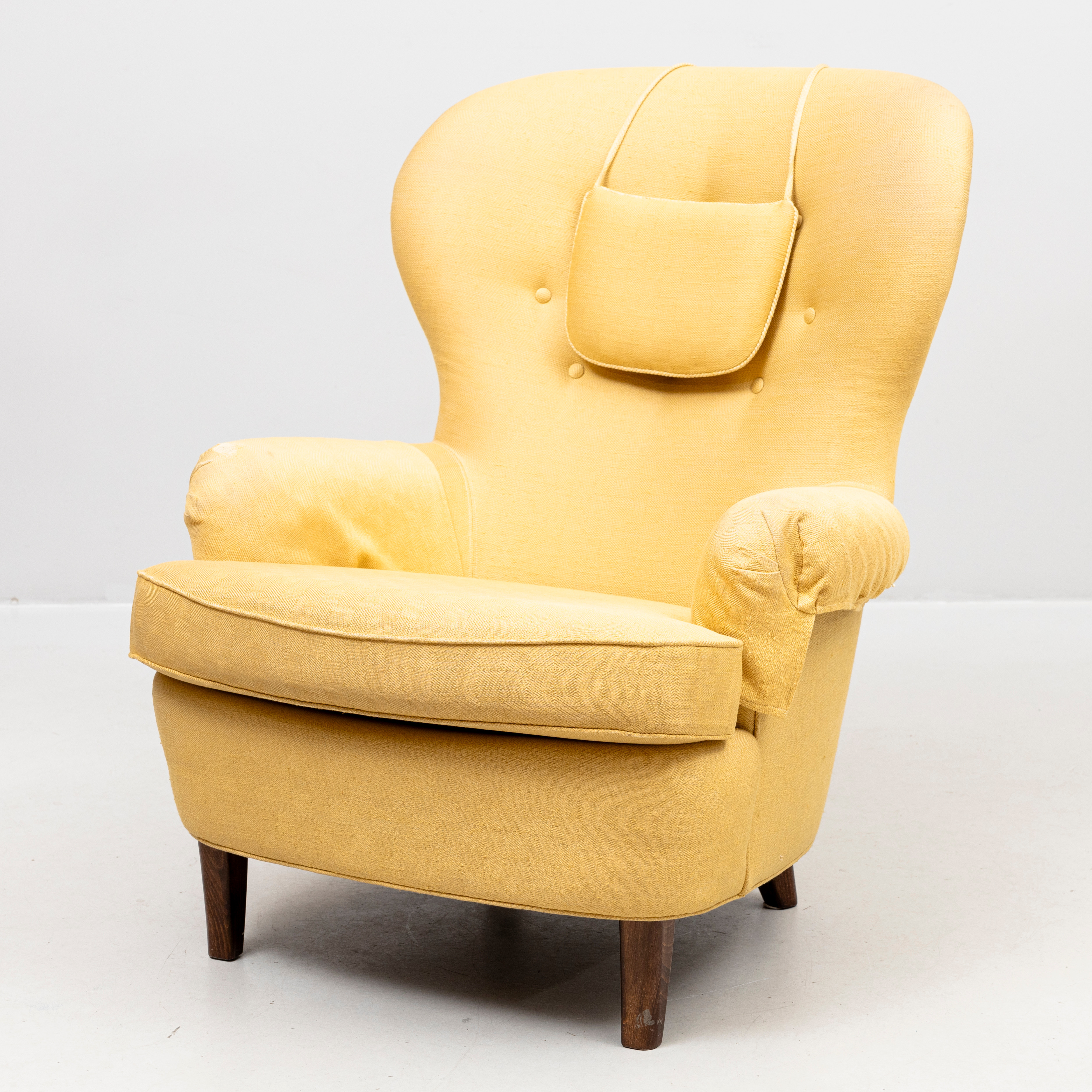 CARL MALMSTEN. Fåtölj, "Rundrygg", O.H. Sjögren.