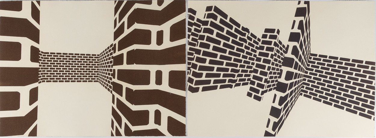 ANDREAS ERIKSSON (FÖDD 1975). "Screensaver", 5 stycken, etsningar, oramade blad.