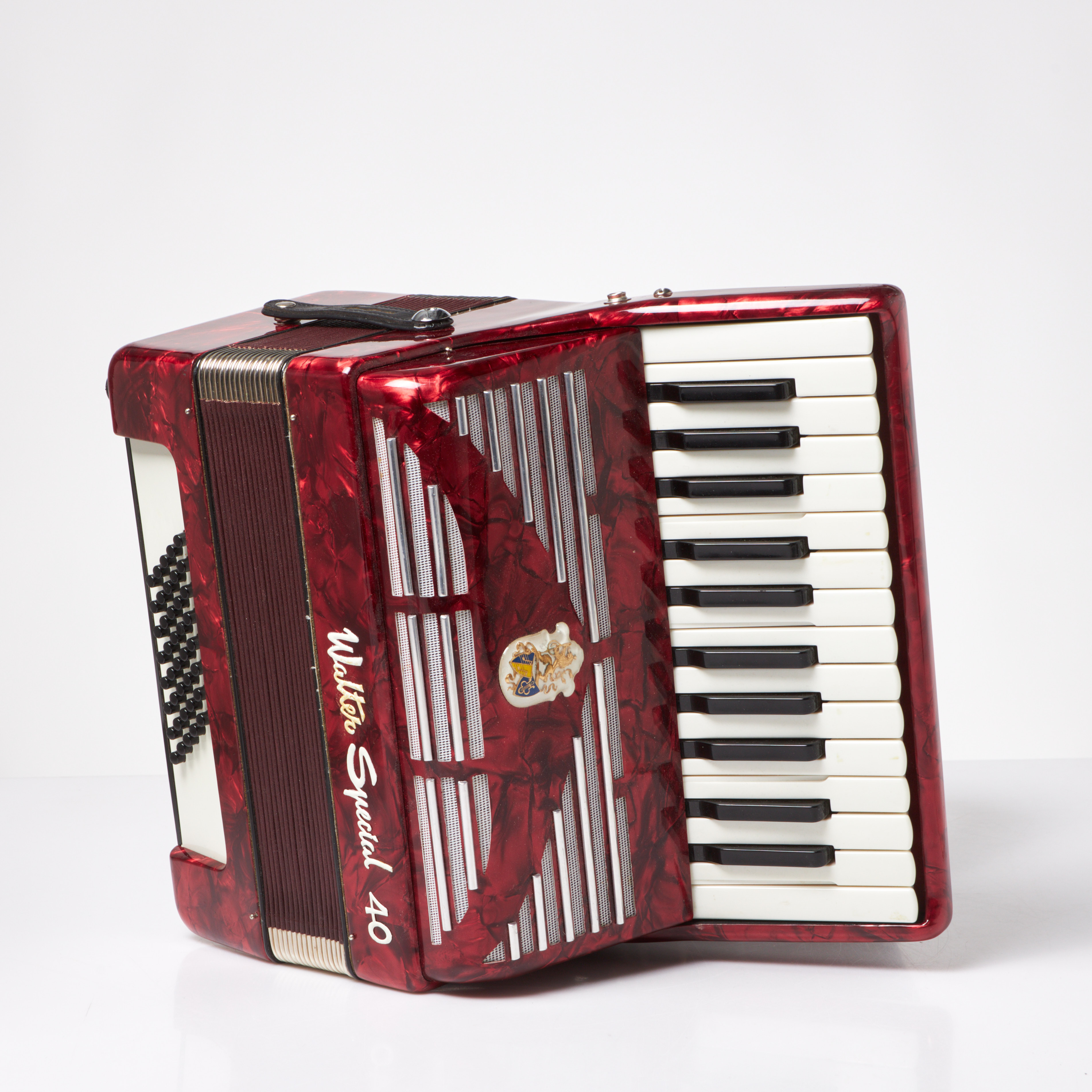 HAGSTRÖM, Walter Special 40, pianodragspel, klaviatur 26, 40 baser, 1900-talets mitt.