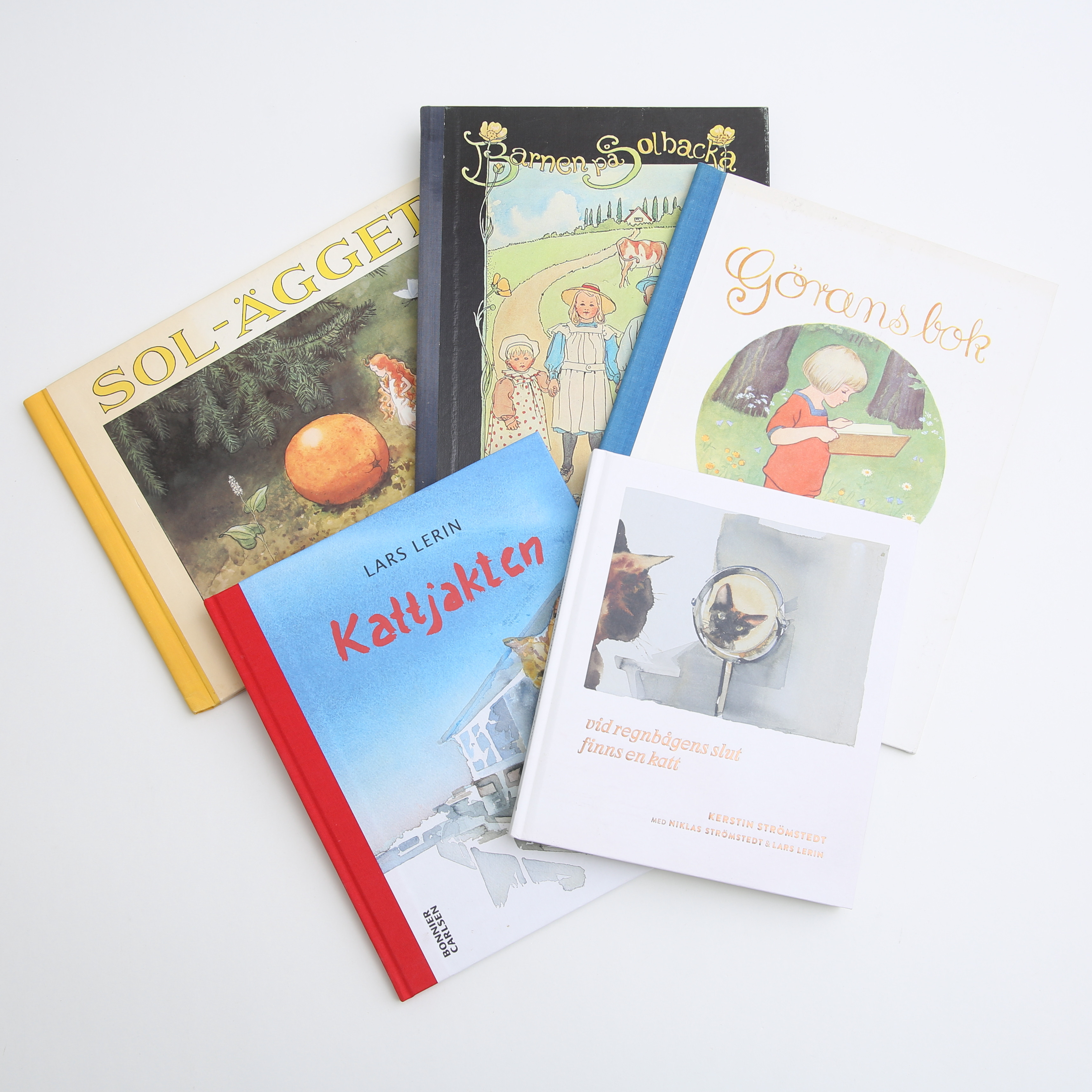 BARNBÖCKER, 4 st, av Lars Lerin samt Elsa Beskow.